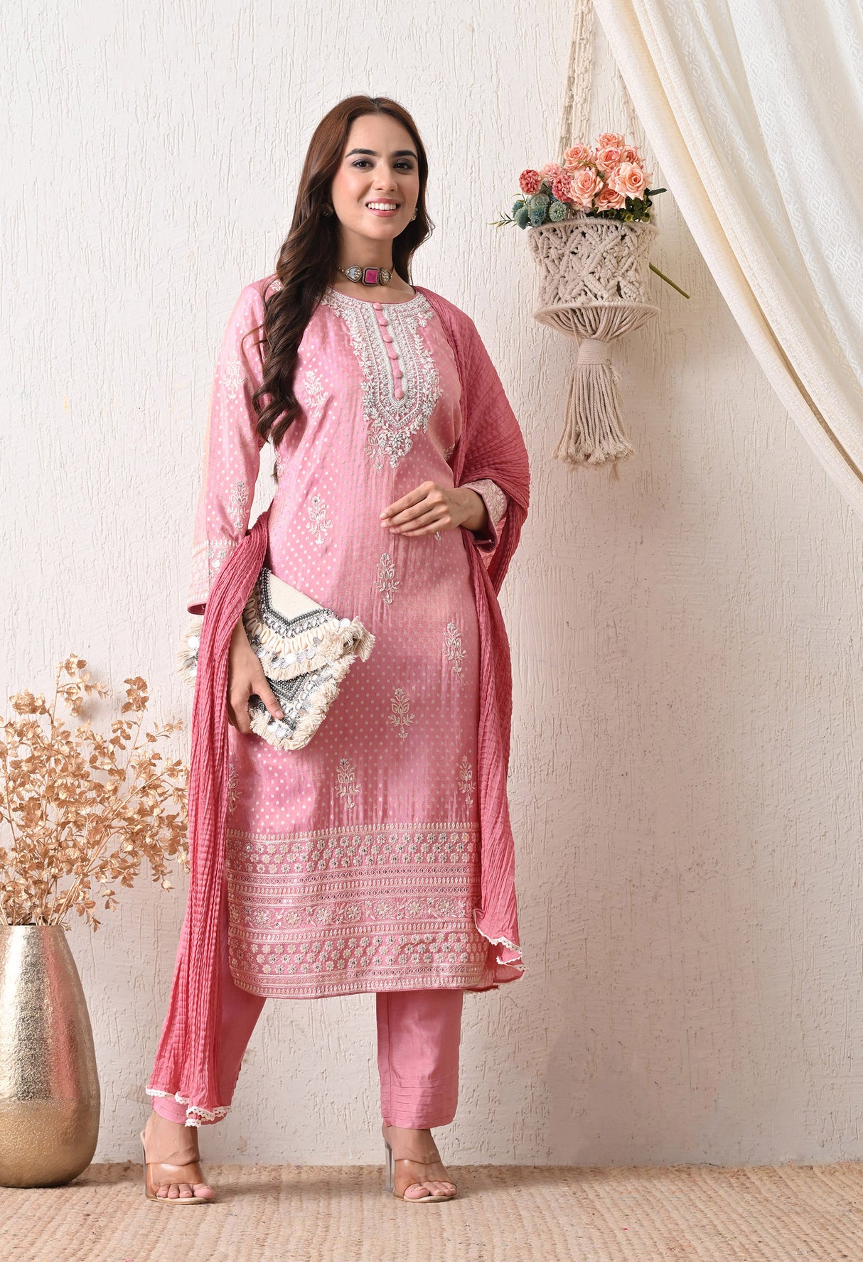 Mehak gulaab suit set