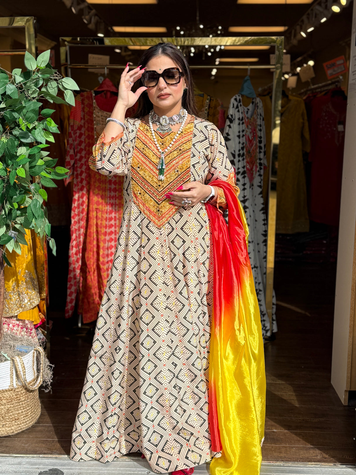 kitkat Anarkali suit