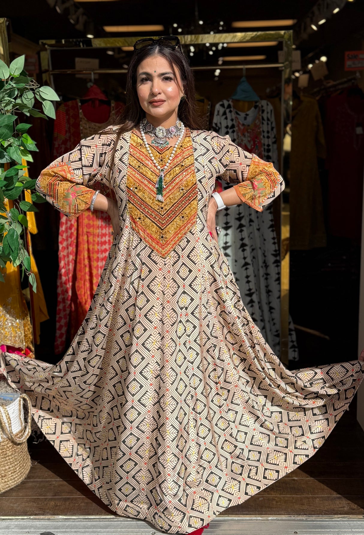 kitkat Anarkali suit