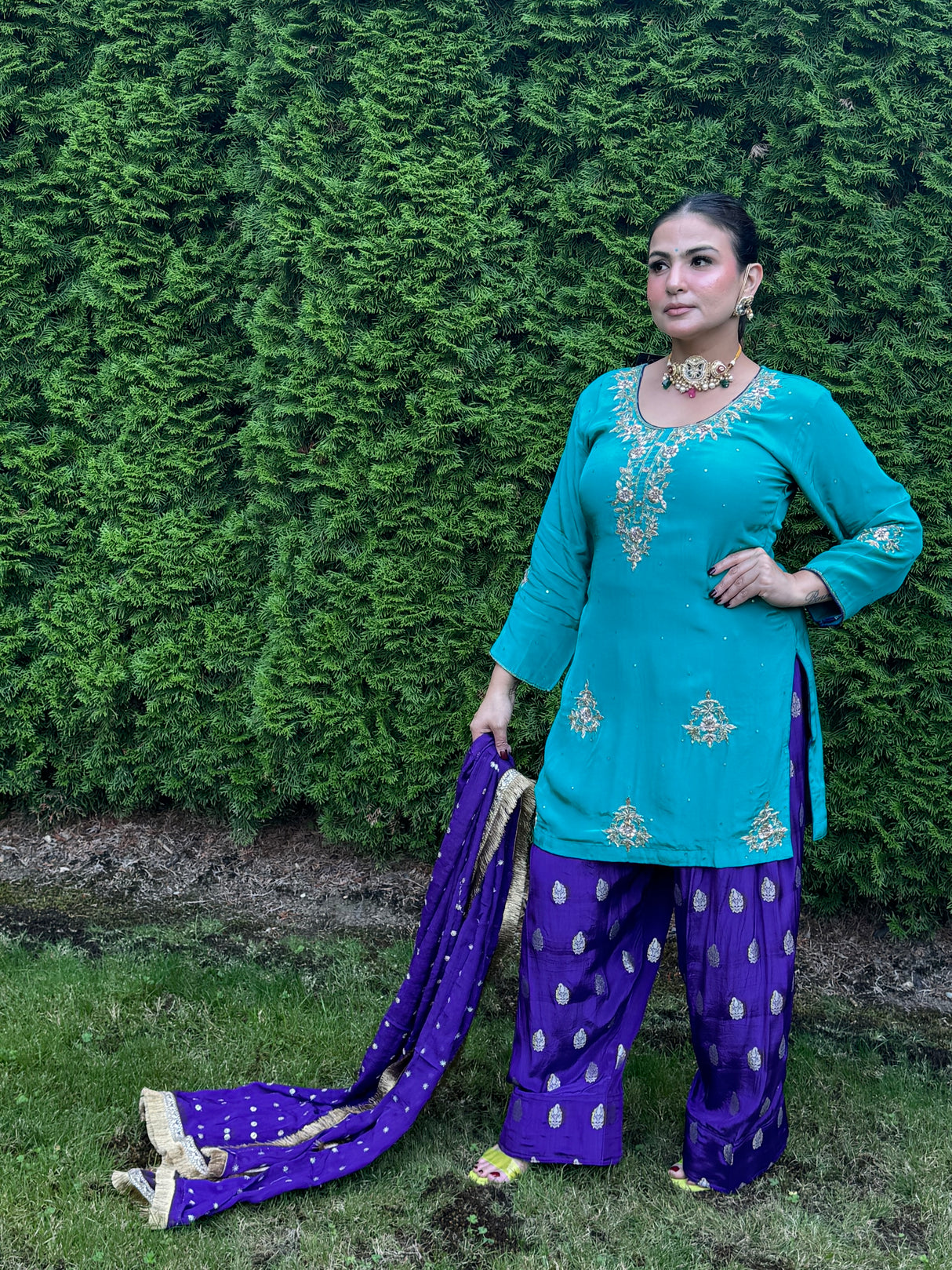 Punjabi Farshi Salwar.