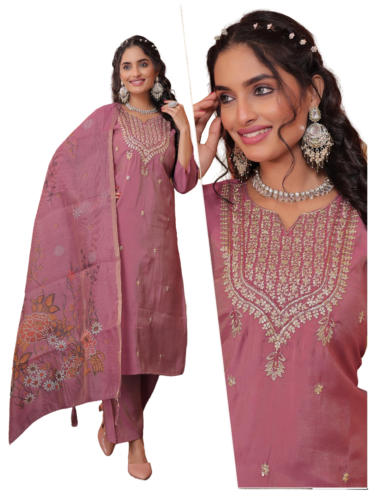 Mauve Mystique Suit Set