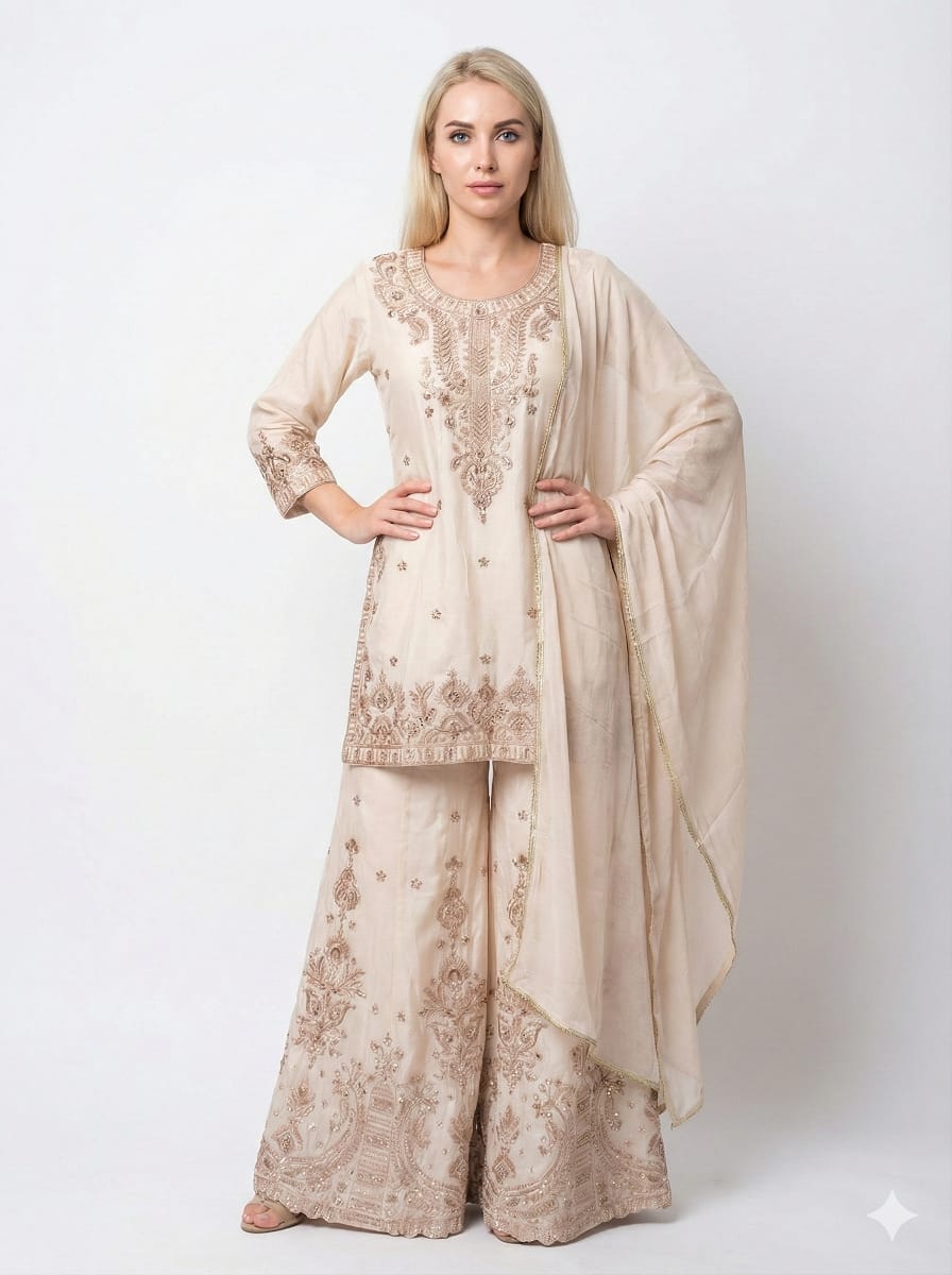Tabahi sharara Suit