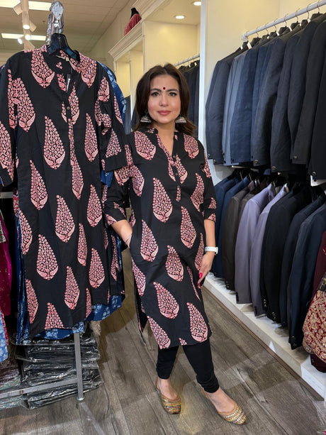 Kurti - black Ambi
