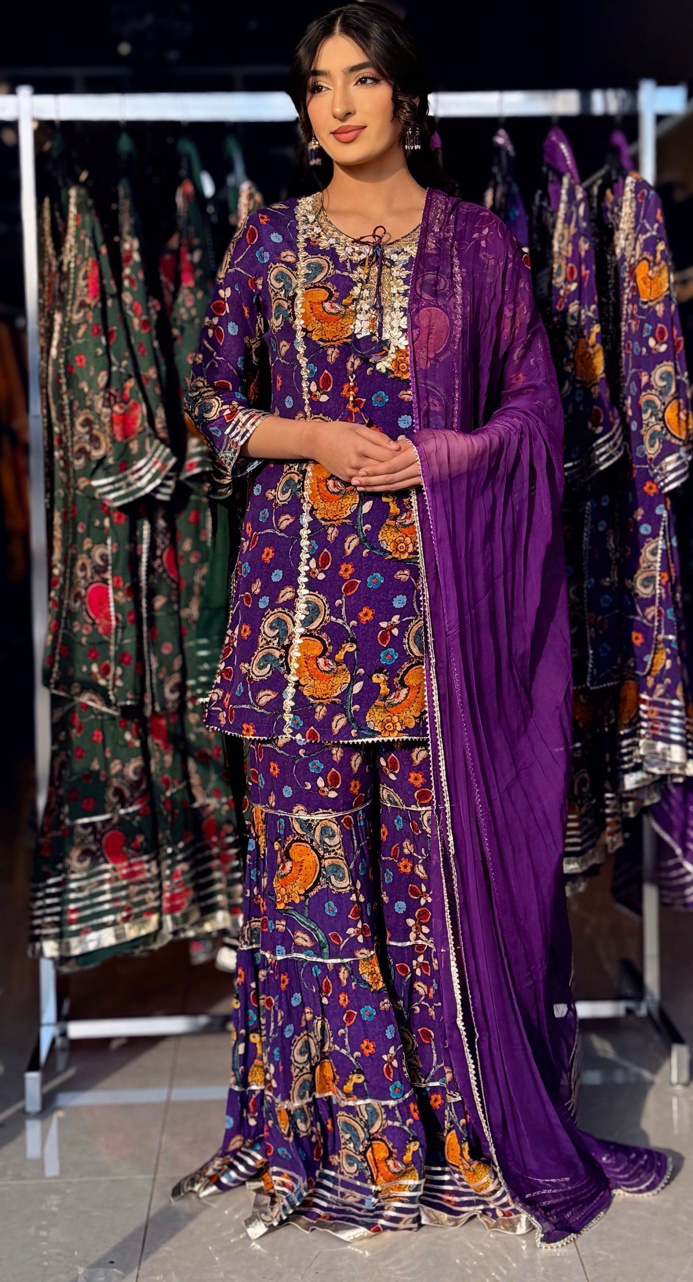 Peacock sharara
