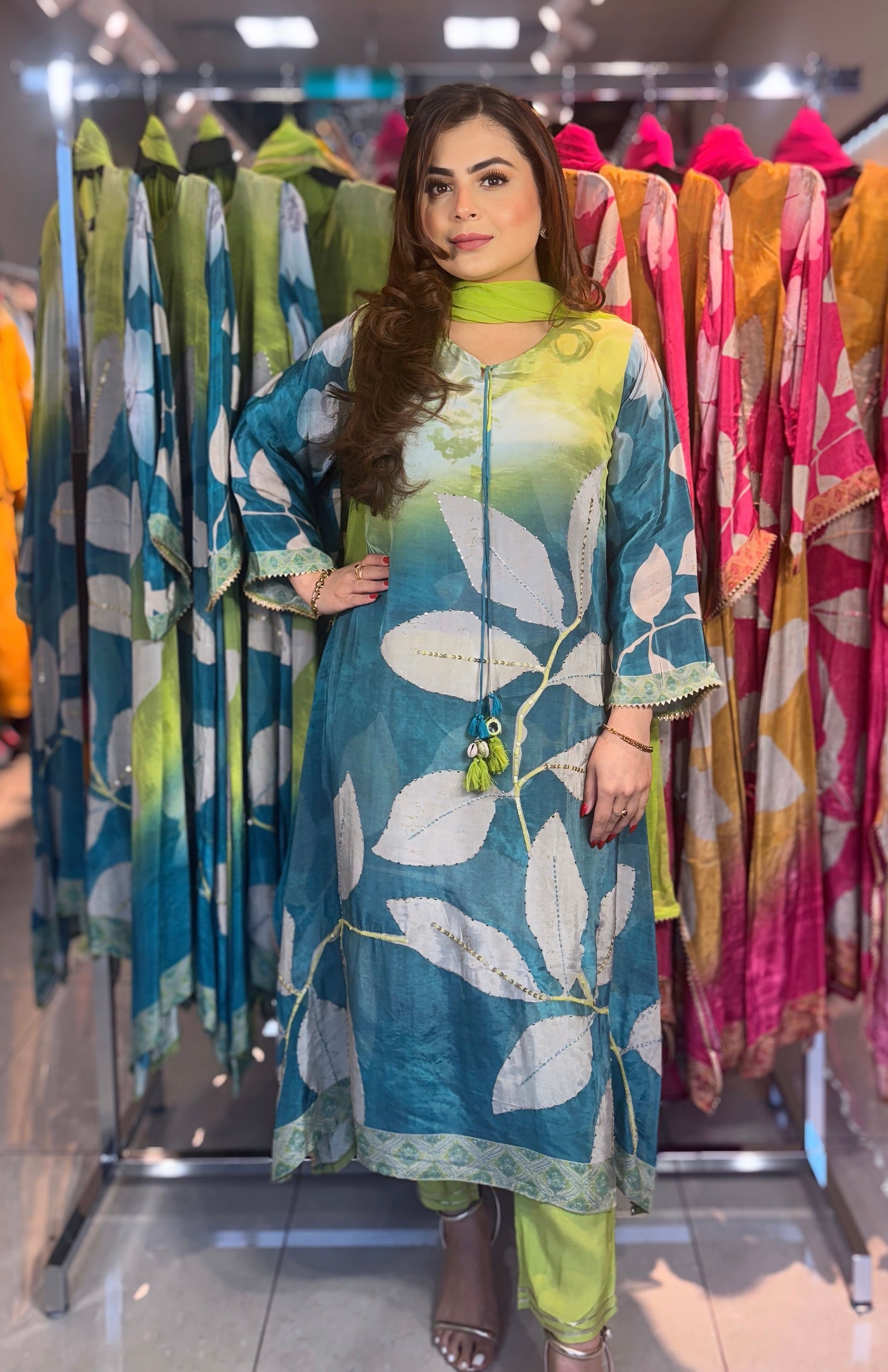 Nargisi A-line suit