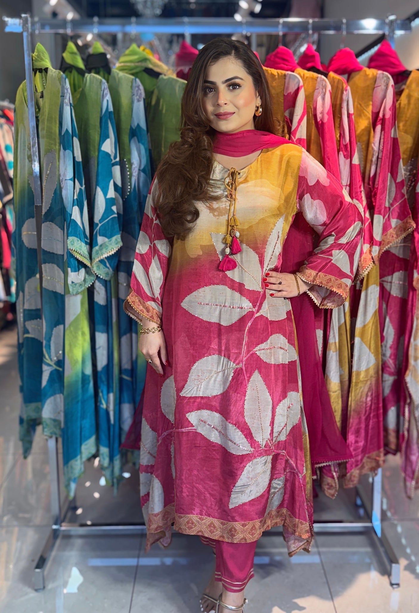 Nargisi A-line suit