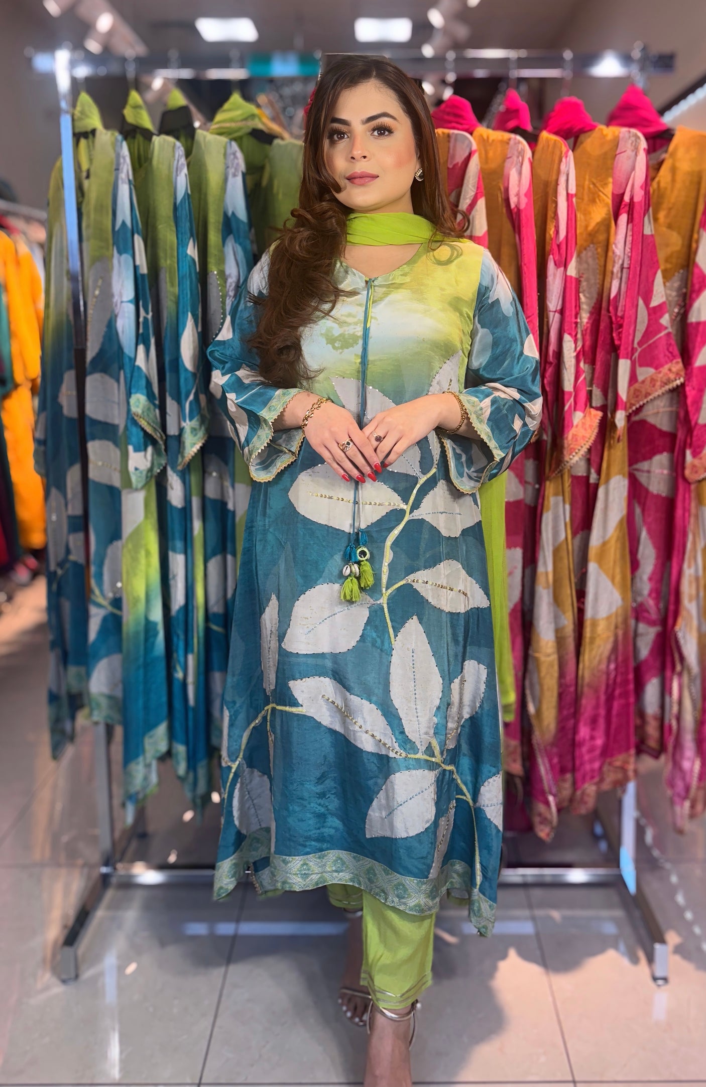 Nargisi A-line suit