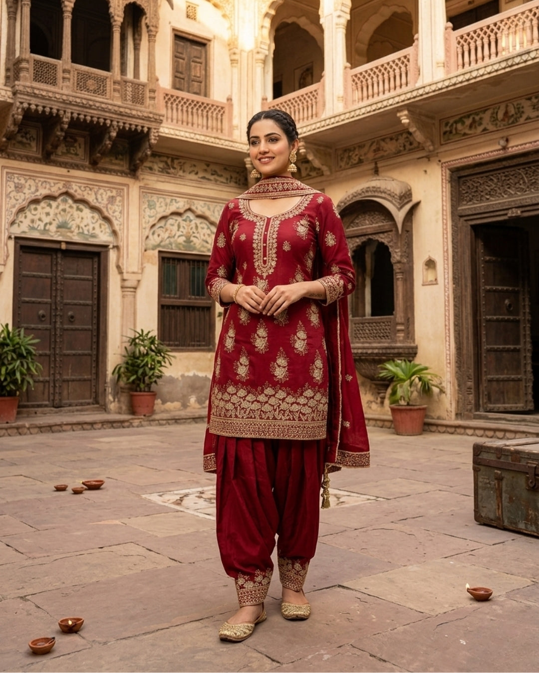 Bridal Unstitched suit