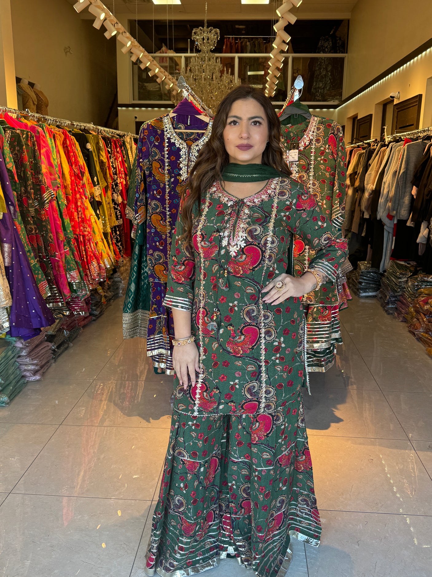 Peacock sharara