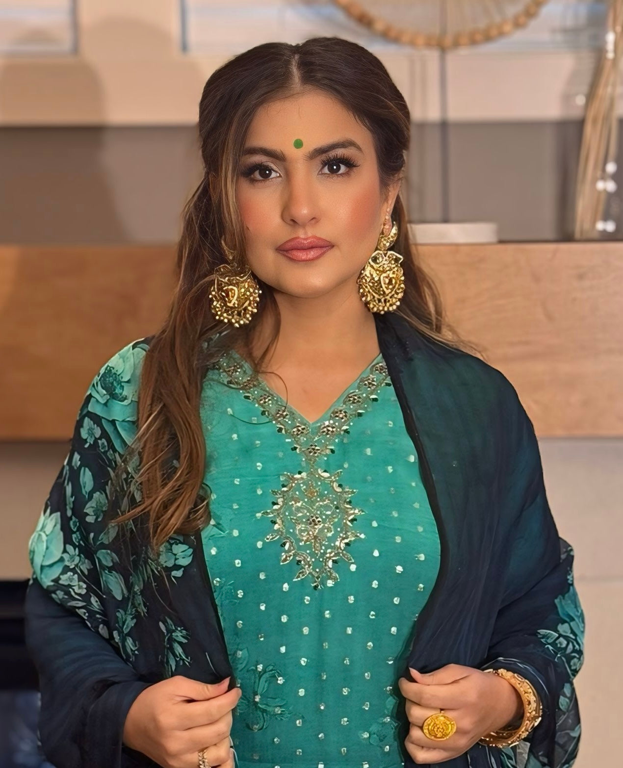 Ombre indian suit