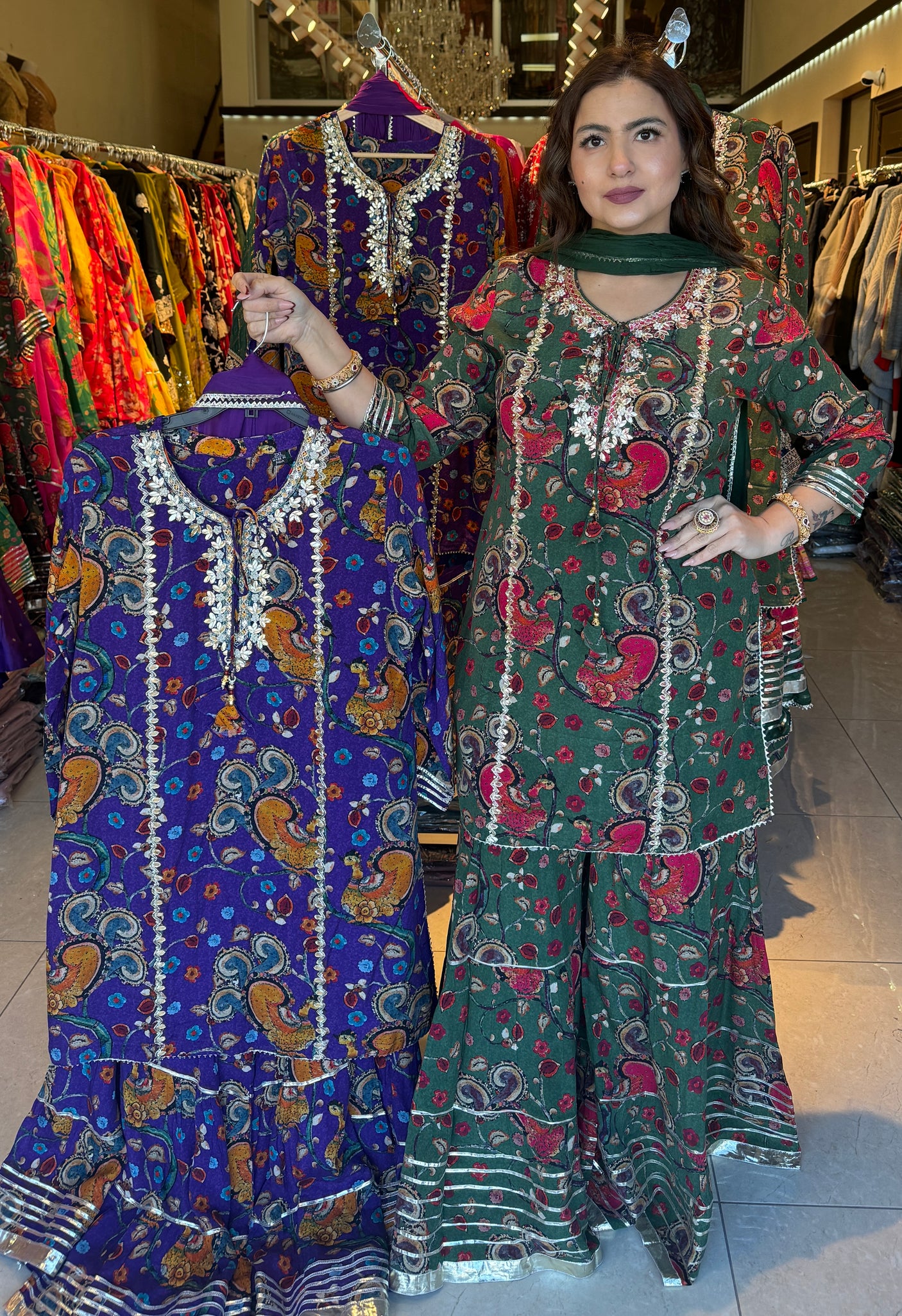 Peacock sharara