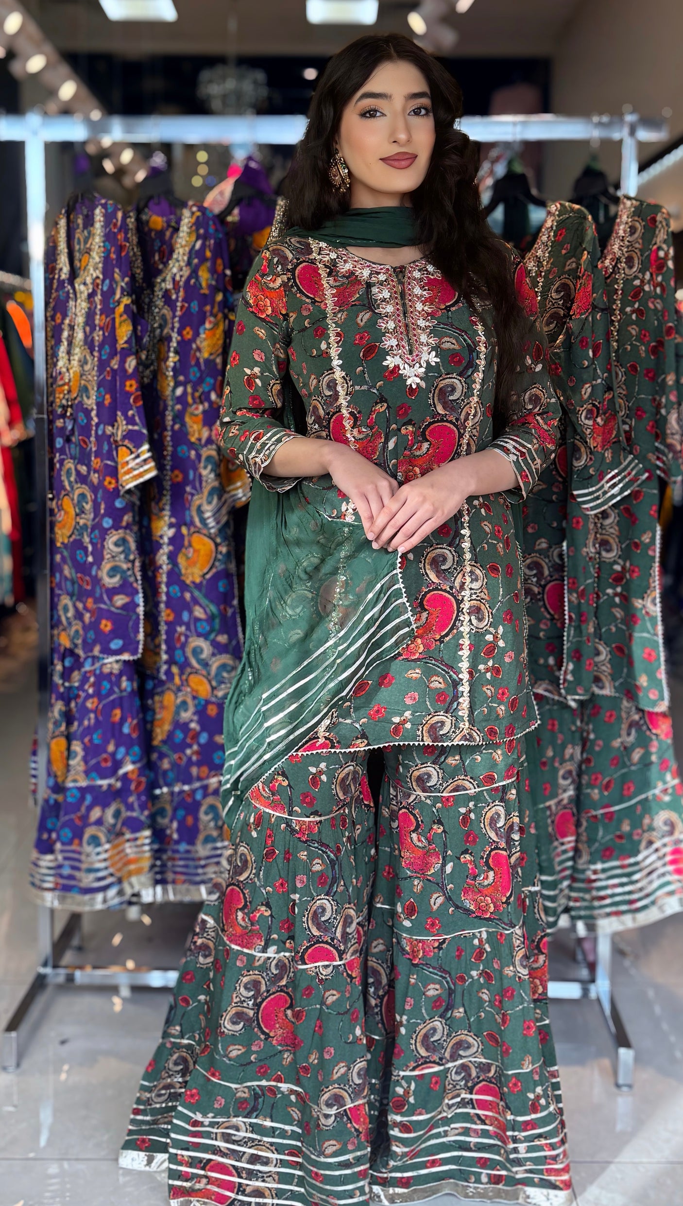 Peacock sharara