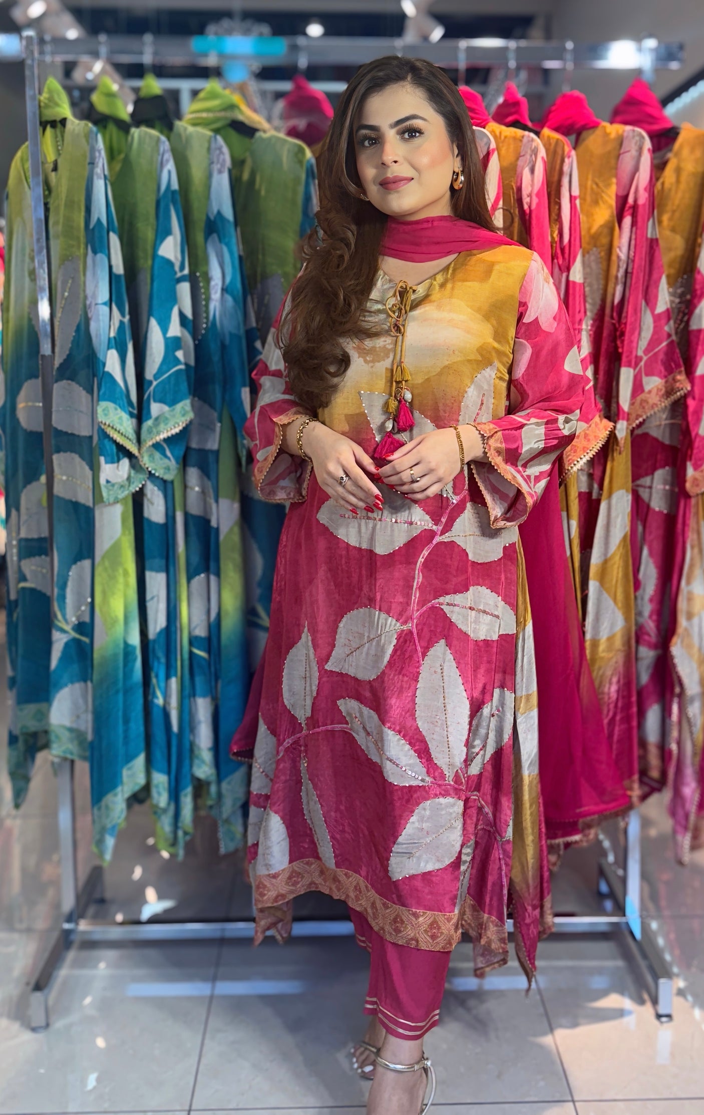 Nargisi A-line suit