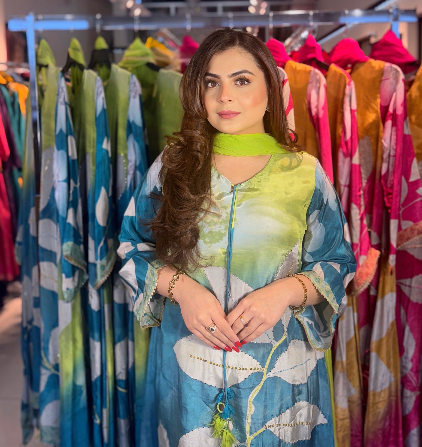 Nargisi A-line suit