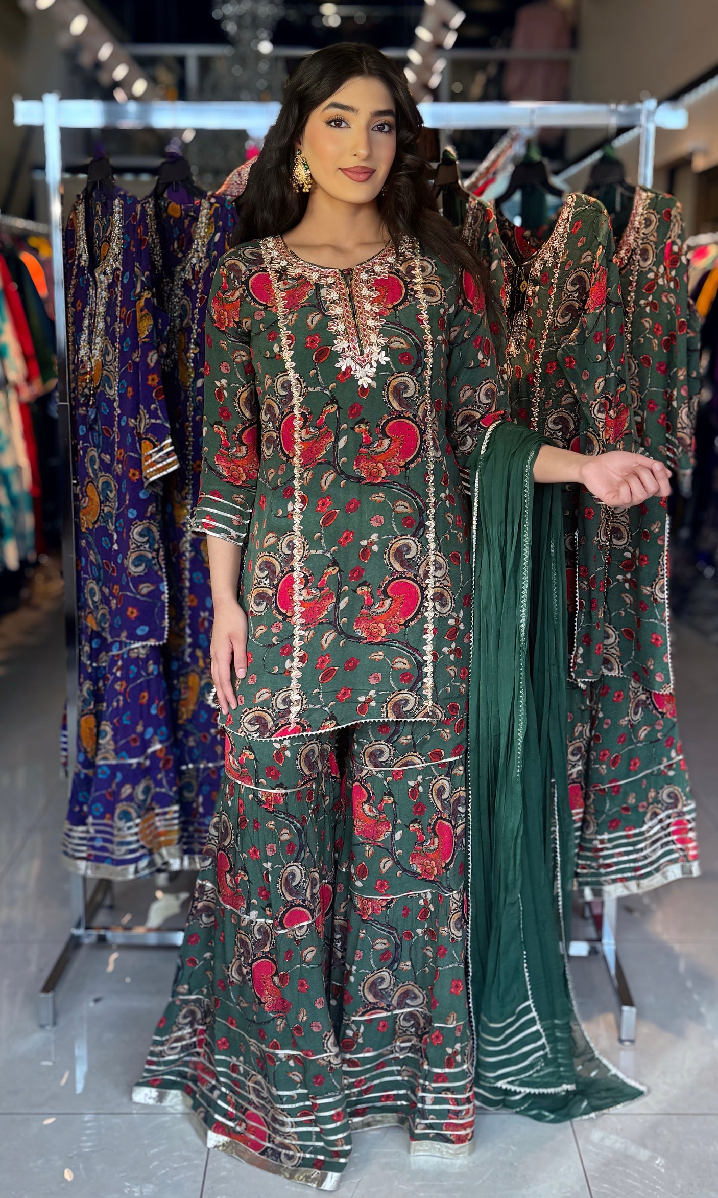Peacock sharara