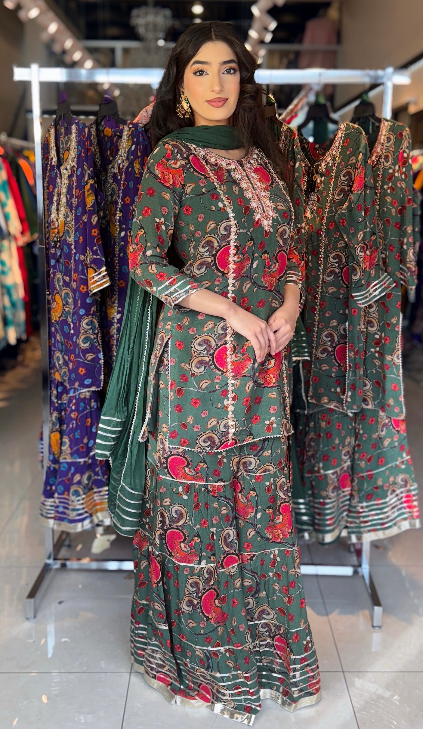 Peacock sharara
