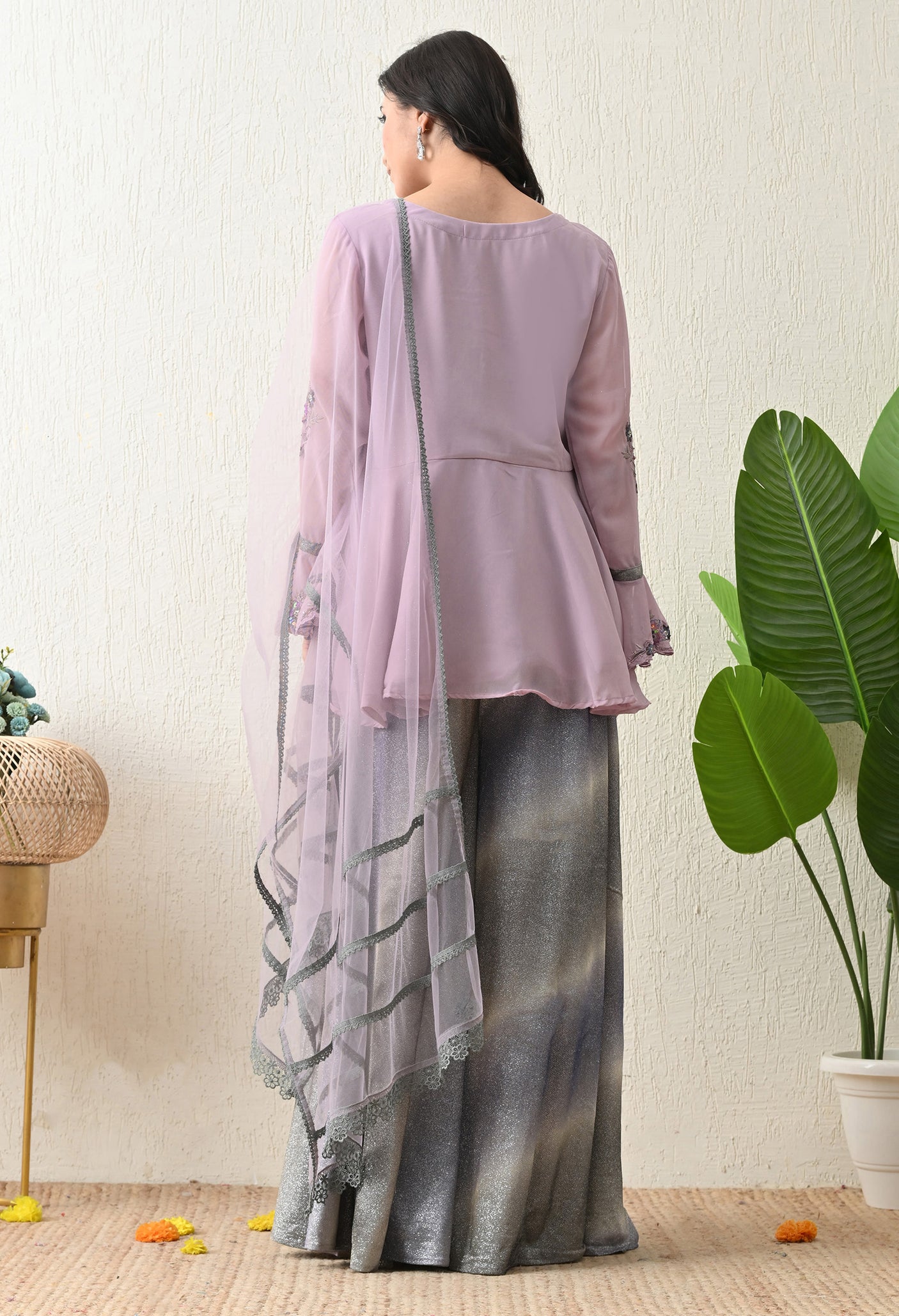 Samaira Shimmer Set