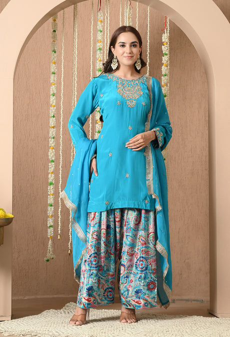 Neelpari farshi suit