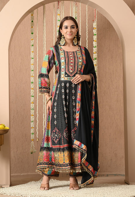 Teeyan Wala Suit – Multicolor Heritage Suit Set
