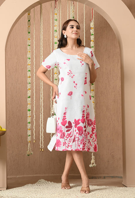Blossom Breeze Cotton Kurti