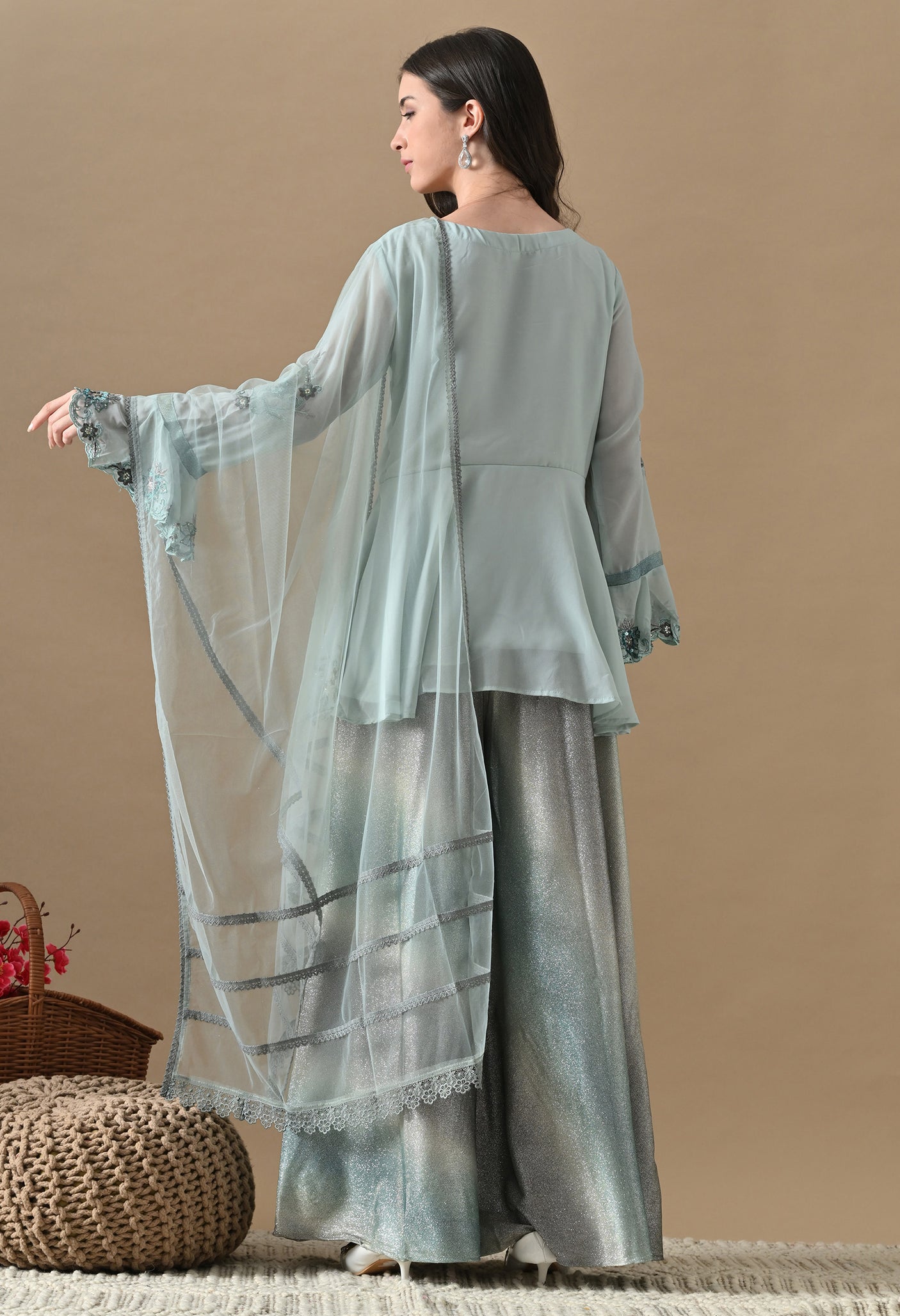 Samaira Shimmer Set