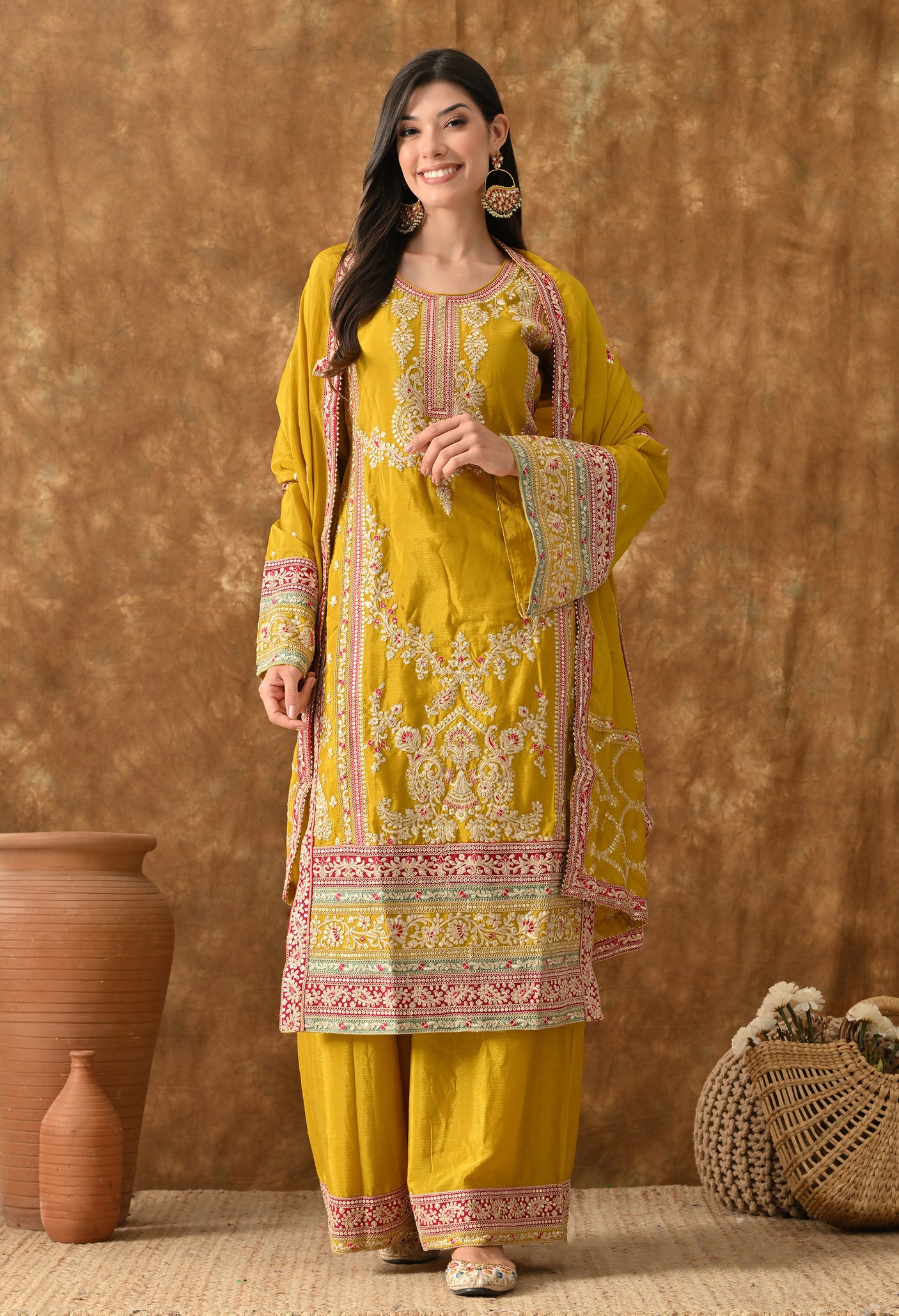 Sona Sitara Embroidered suit set