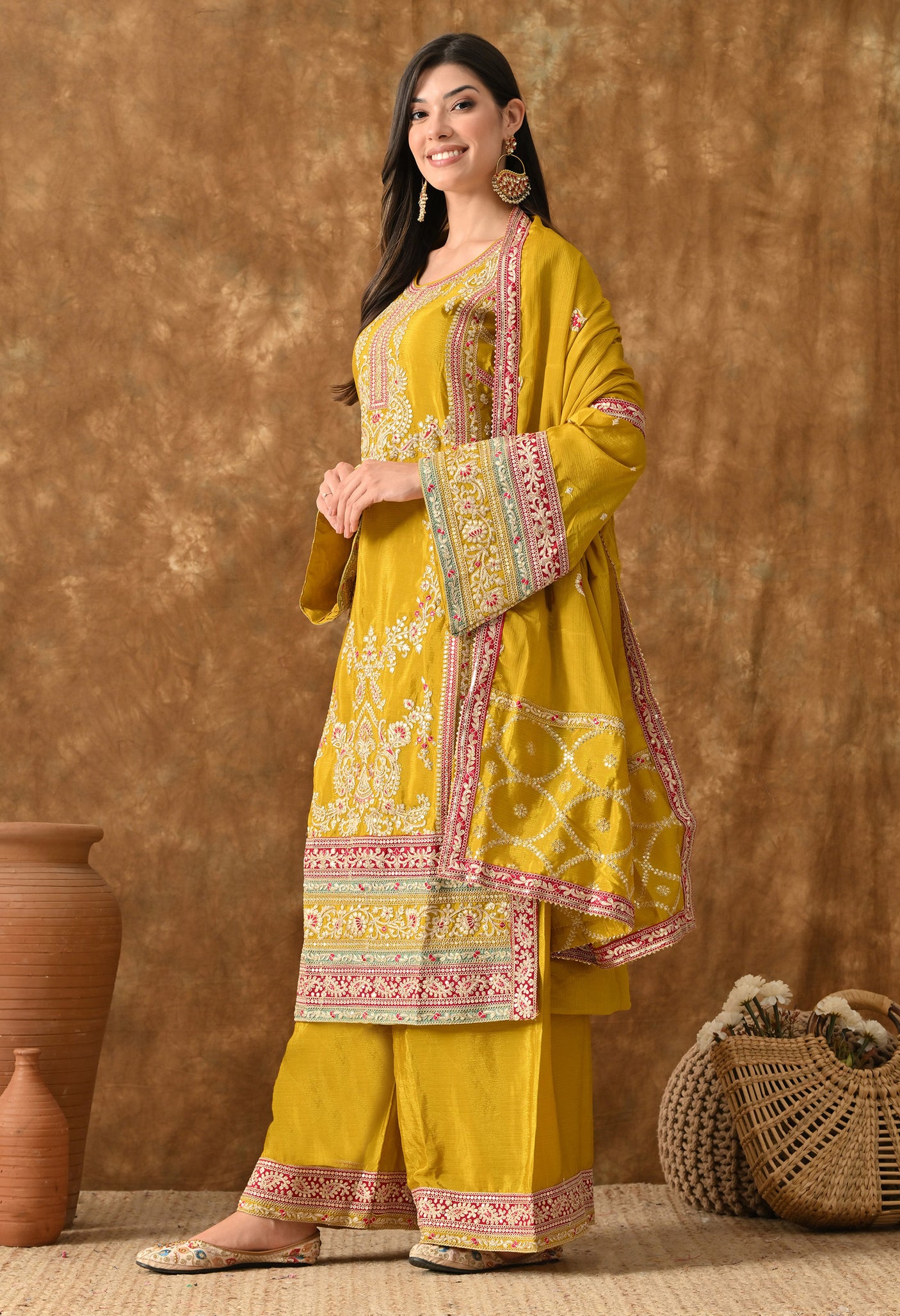 Sona Sitara Embroidered suit set