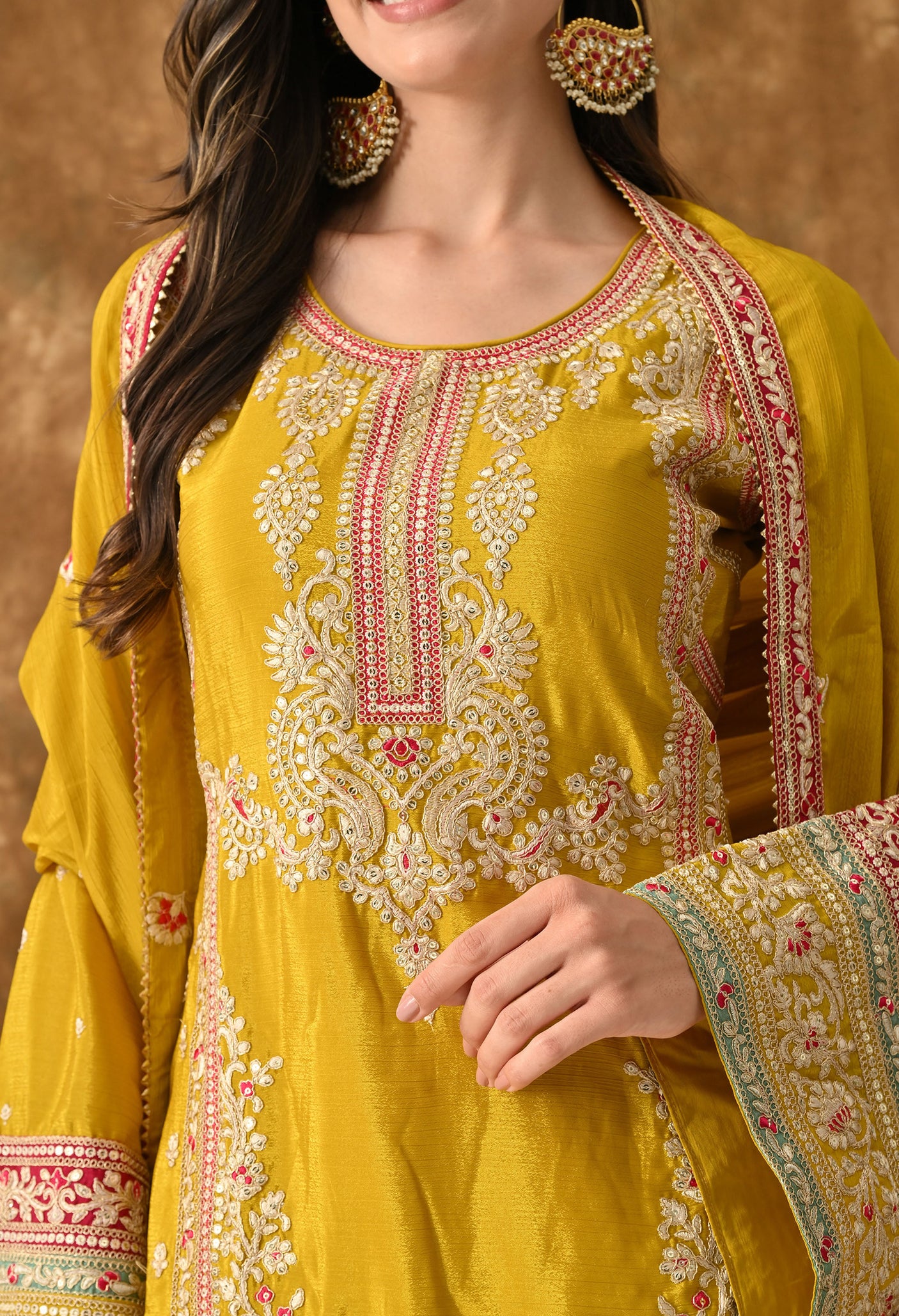 Sona Sitara Embroidered suit set