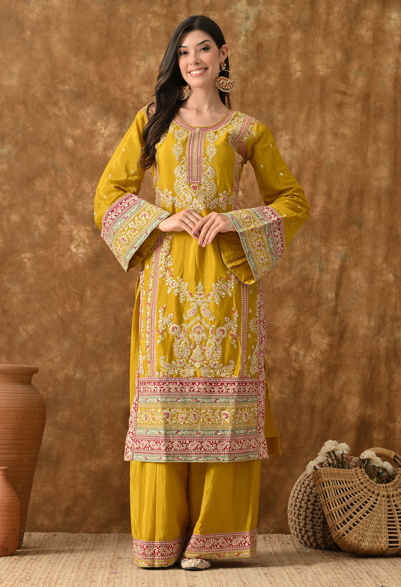Sona Sitara Embroidered suit set