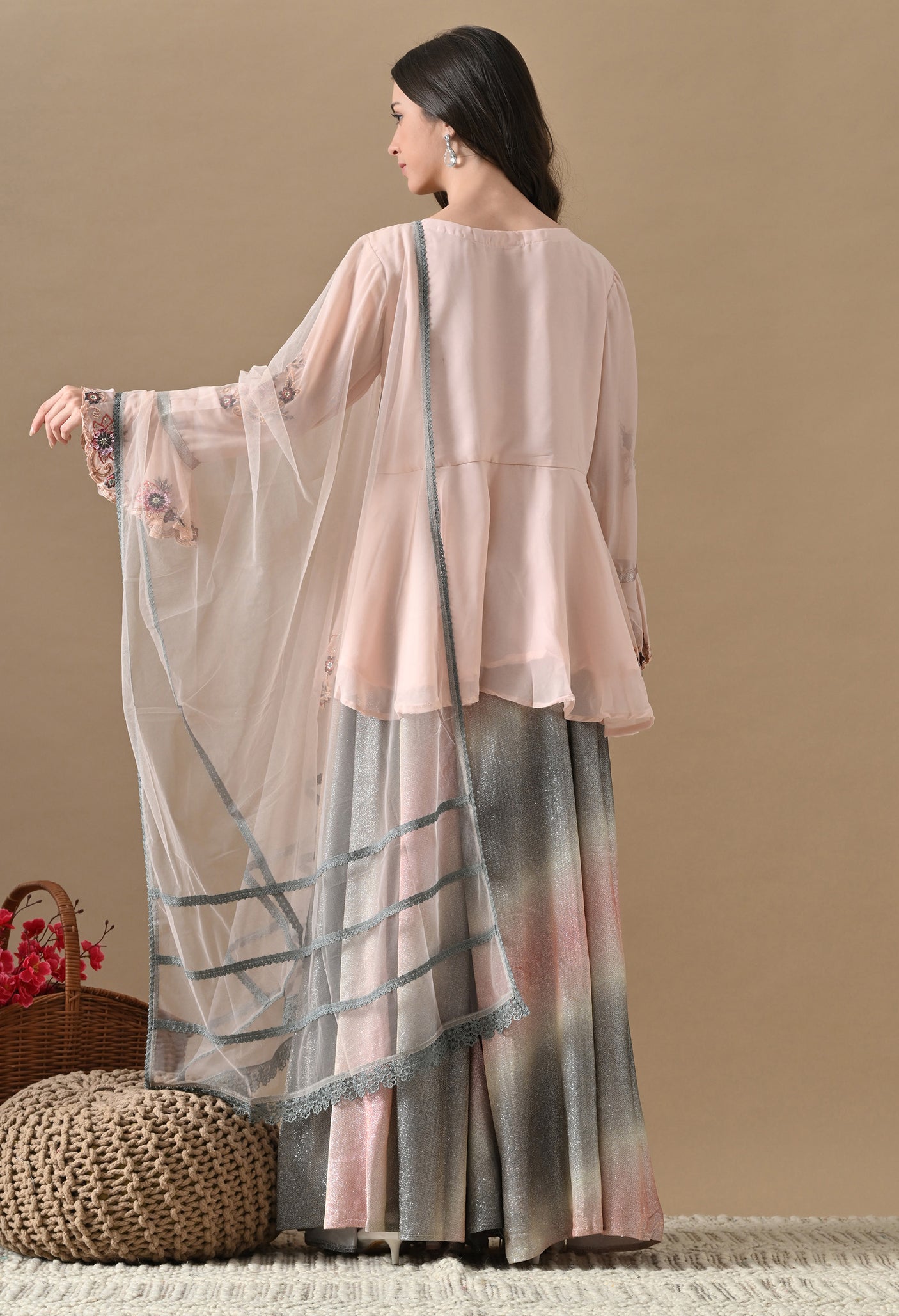 Samaira Shimmer Set