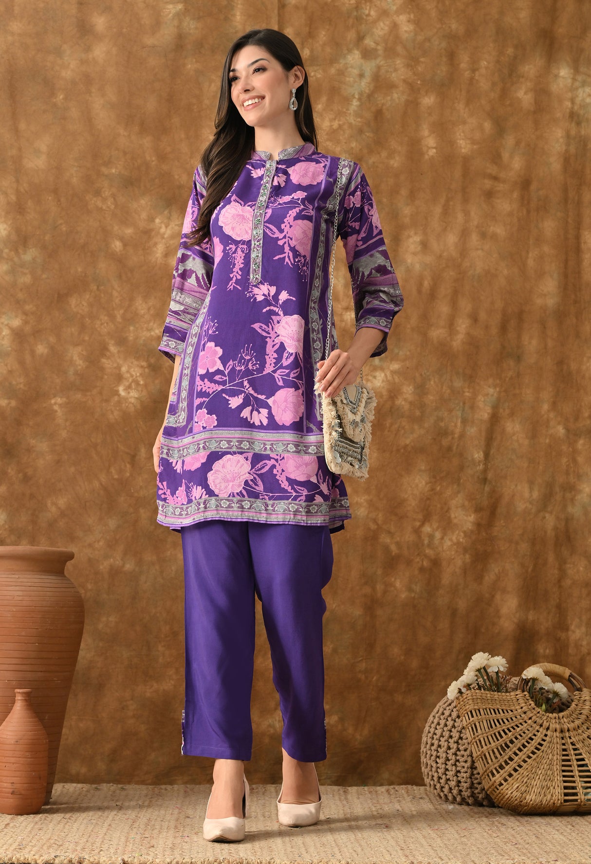 Aangan Violet Garden Set