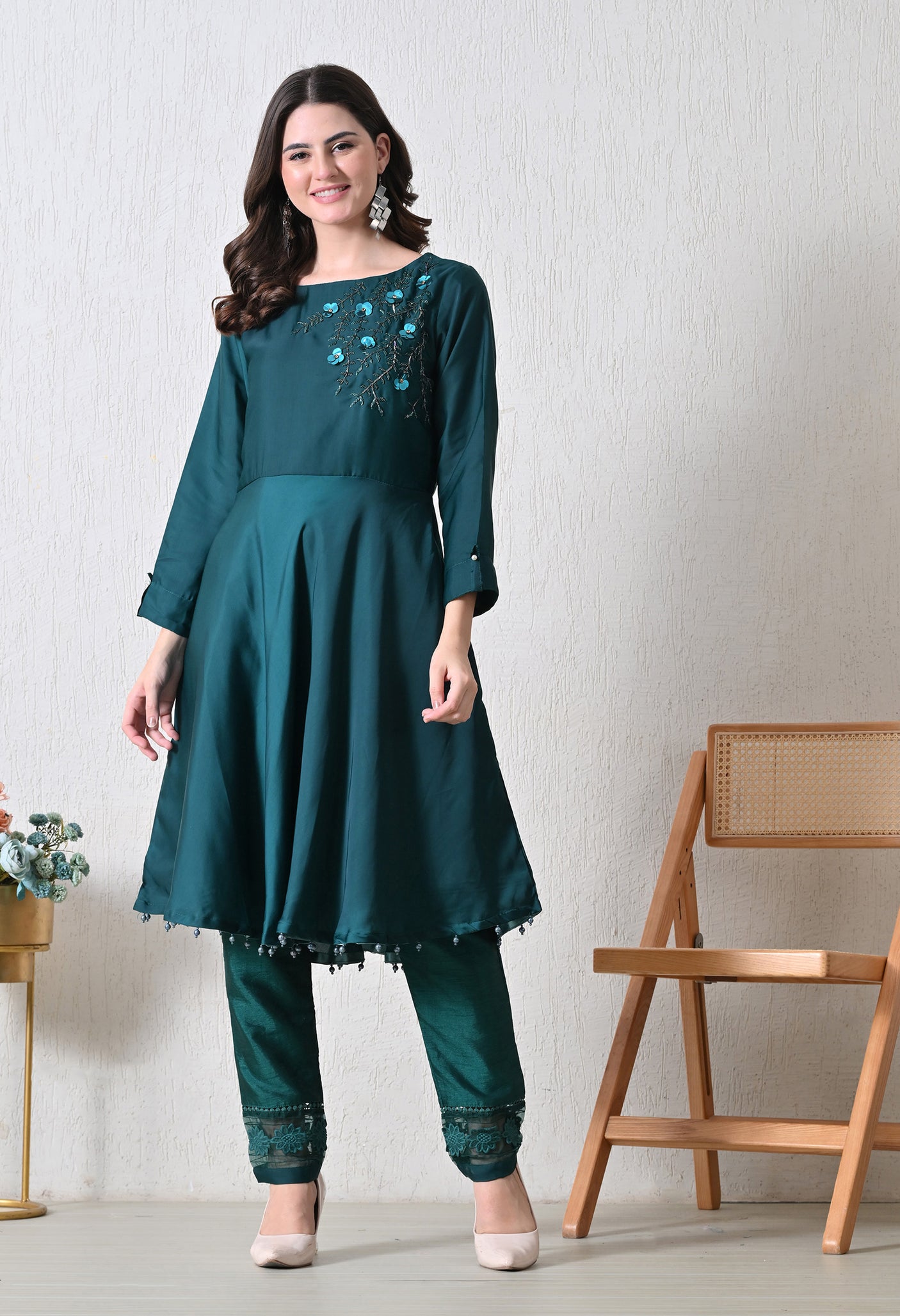 Taraab Teal Set