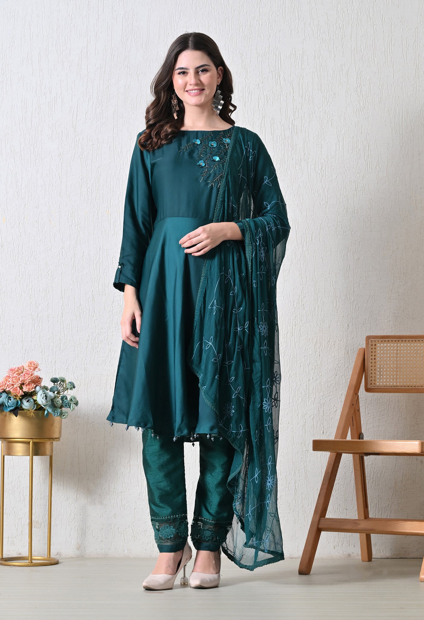 Taraab Teal Set