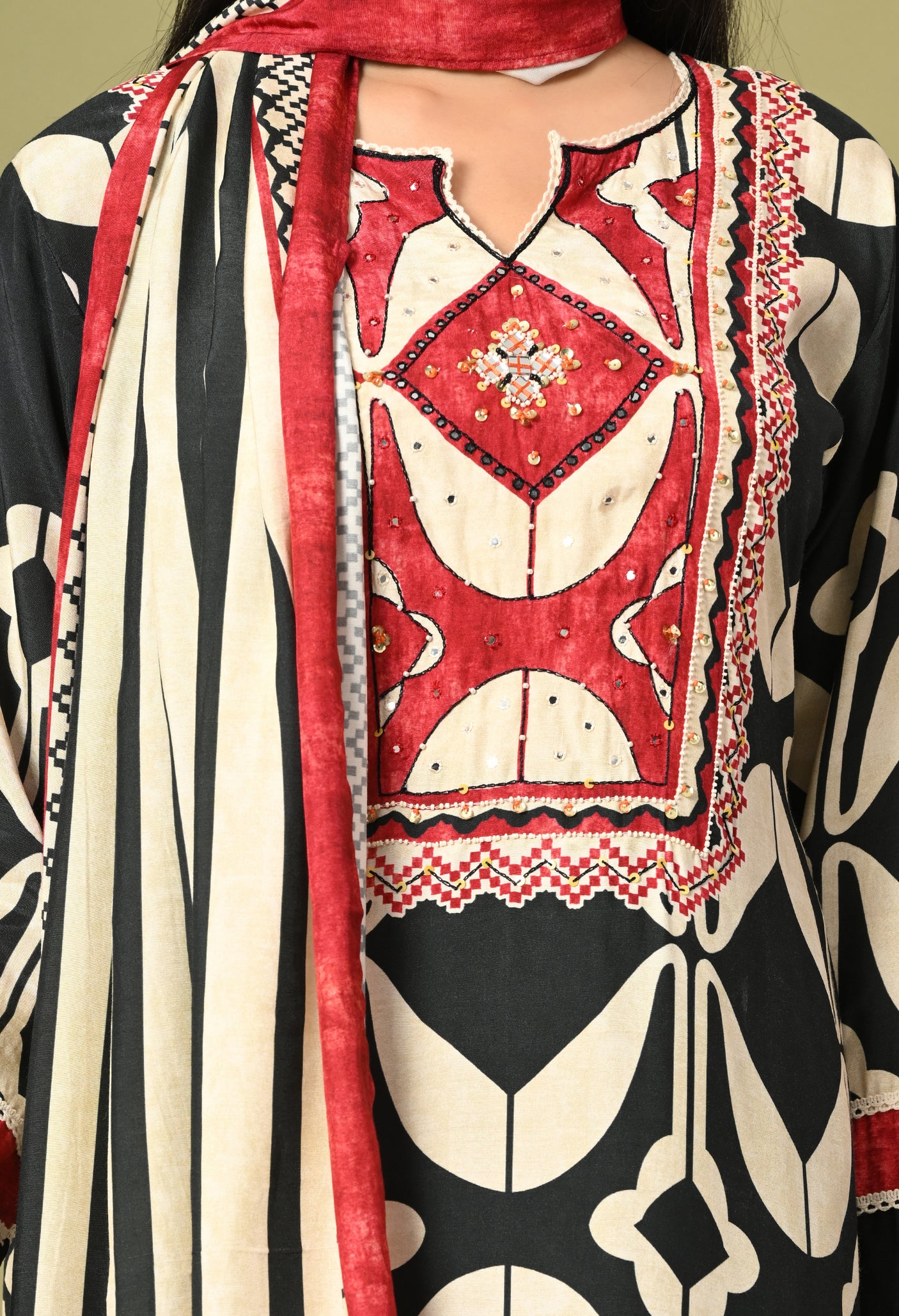 Tribal Muse Printed Kurta Set
