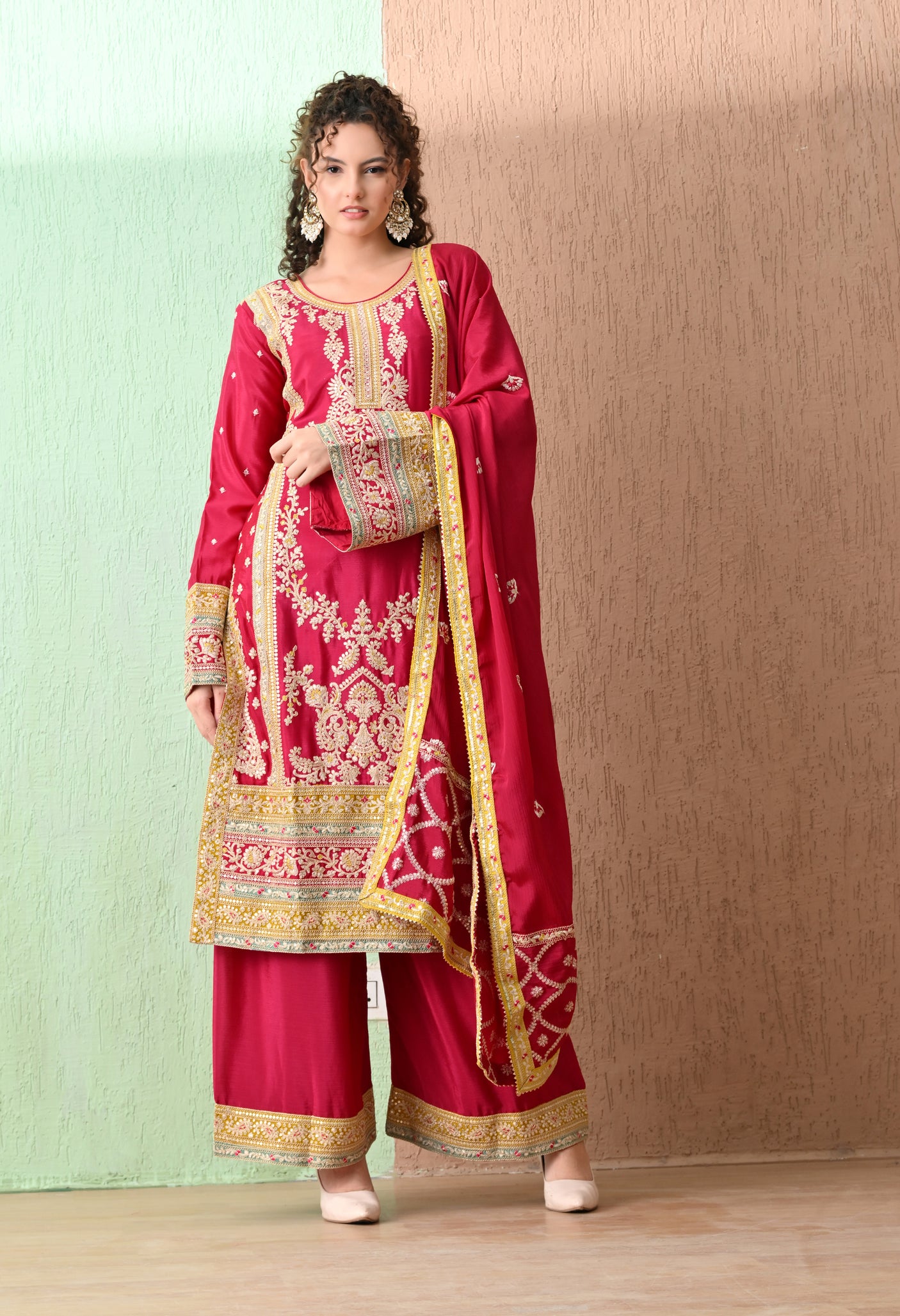 Sona Sitara Embroidered suit set
