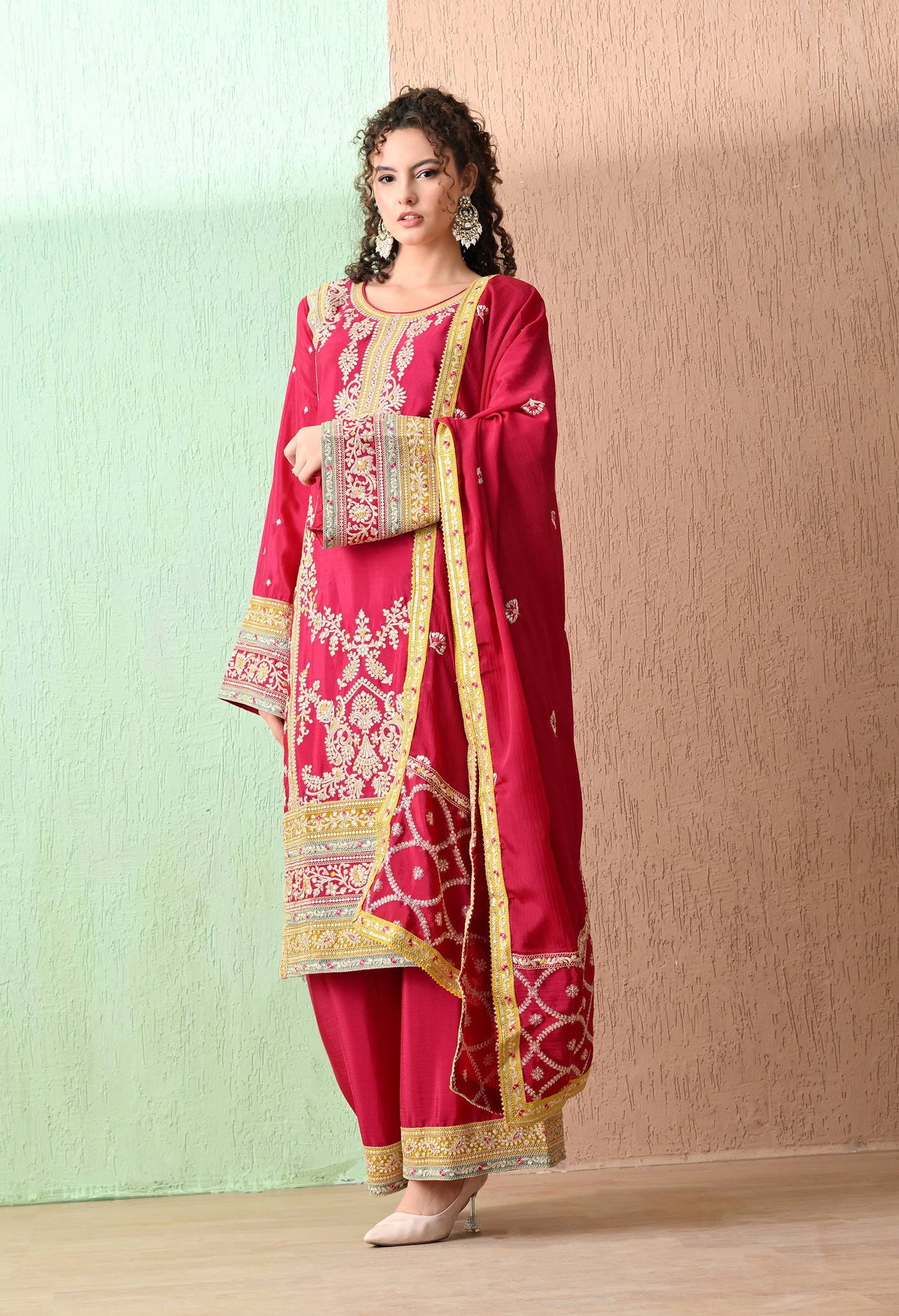 Sona Sitara Embroidered suit set