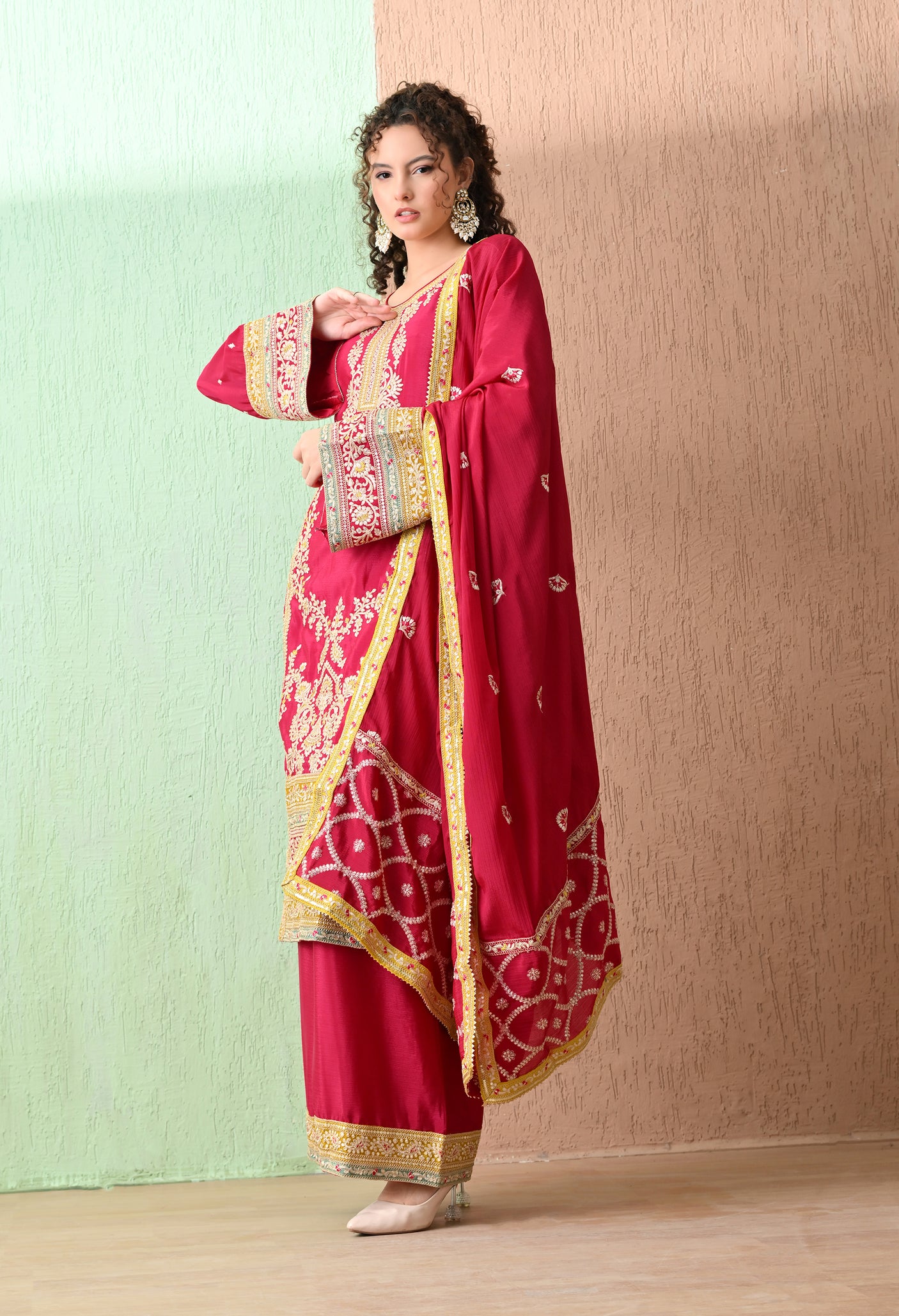 Sona Sitara Embroidered suit set