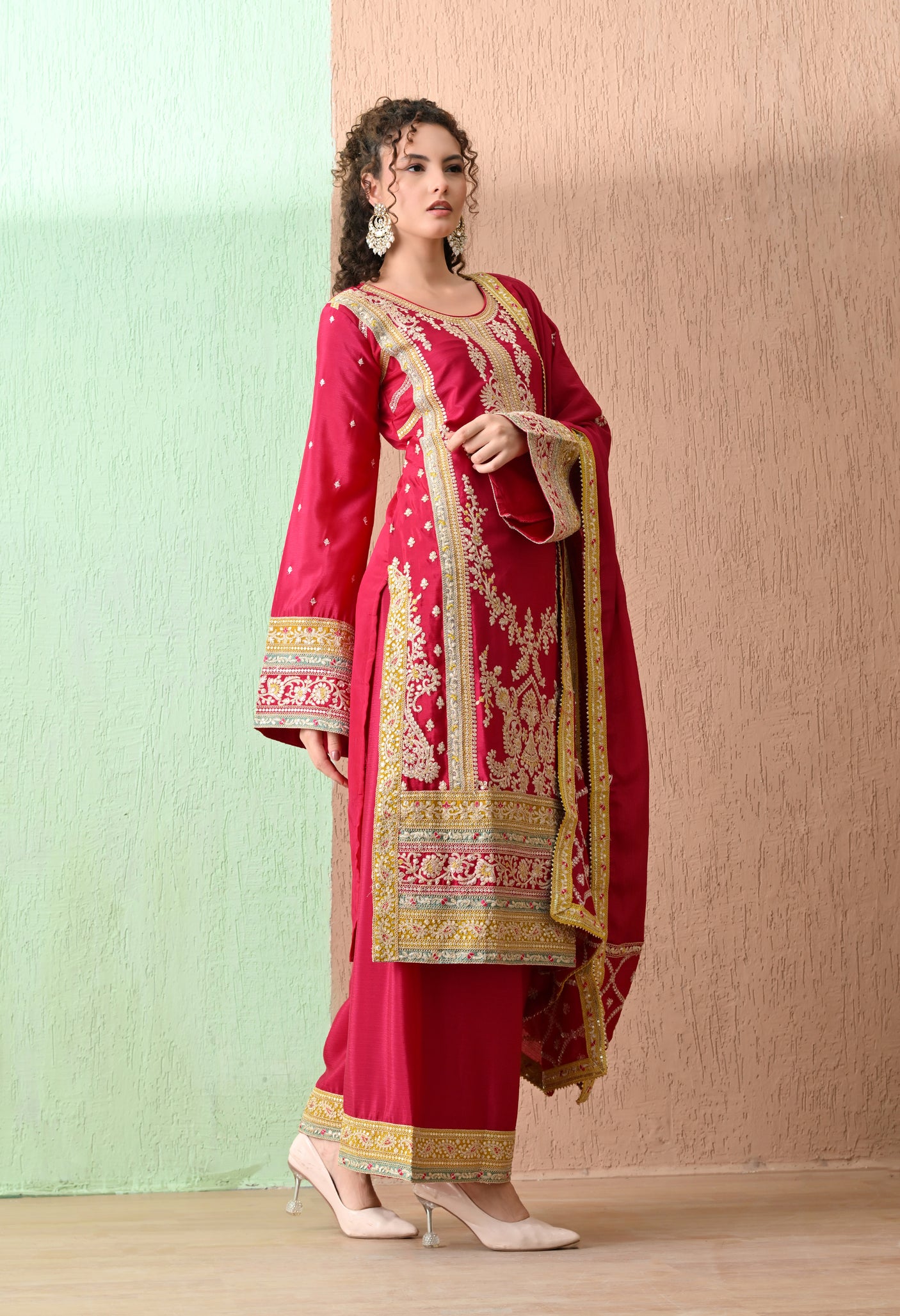 Sona Sitara Embroidered suit set
