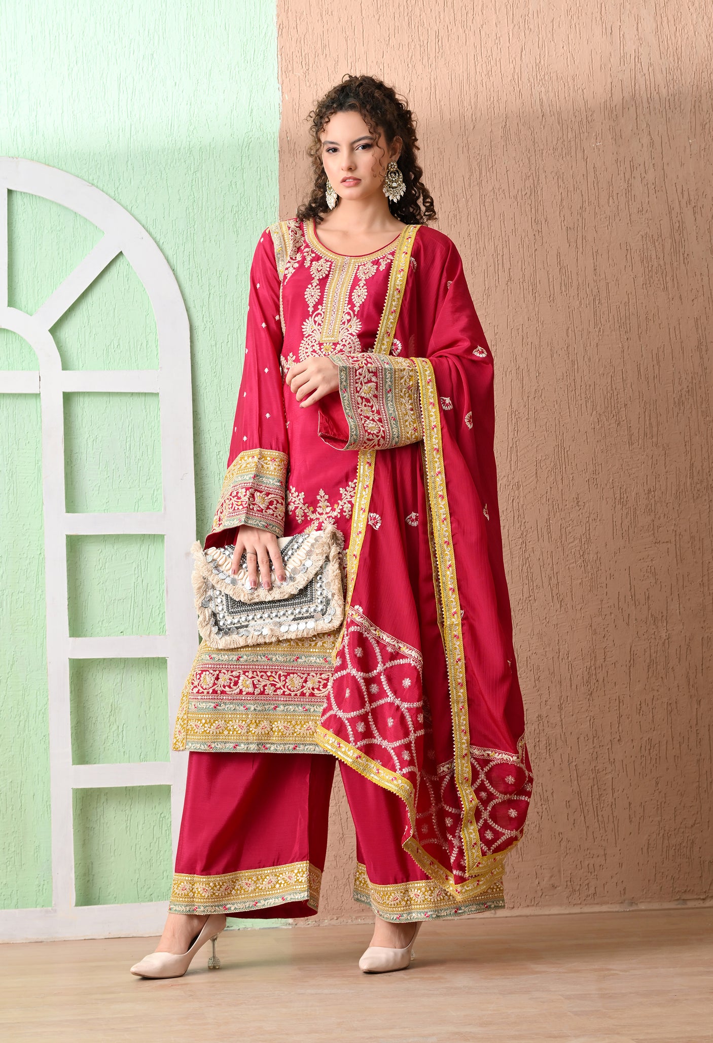 Sona Sitara Embroidered suit set