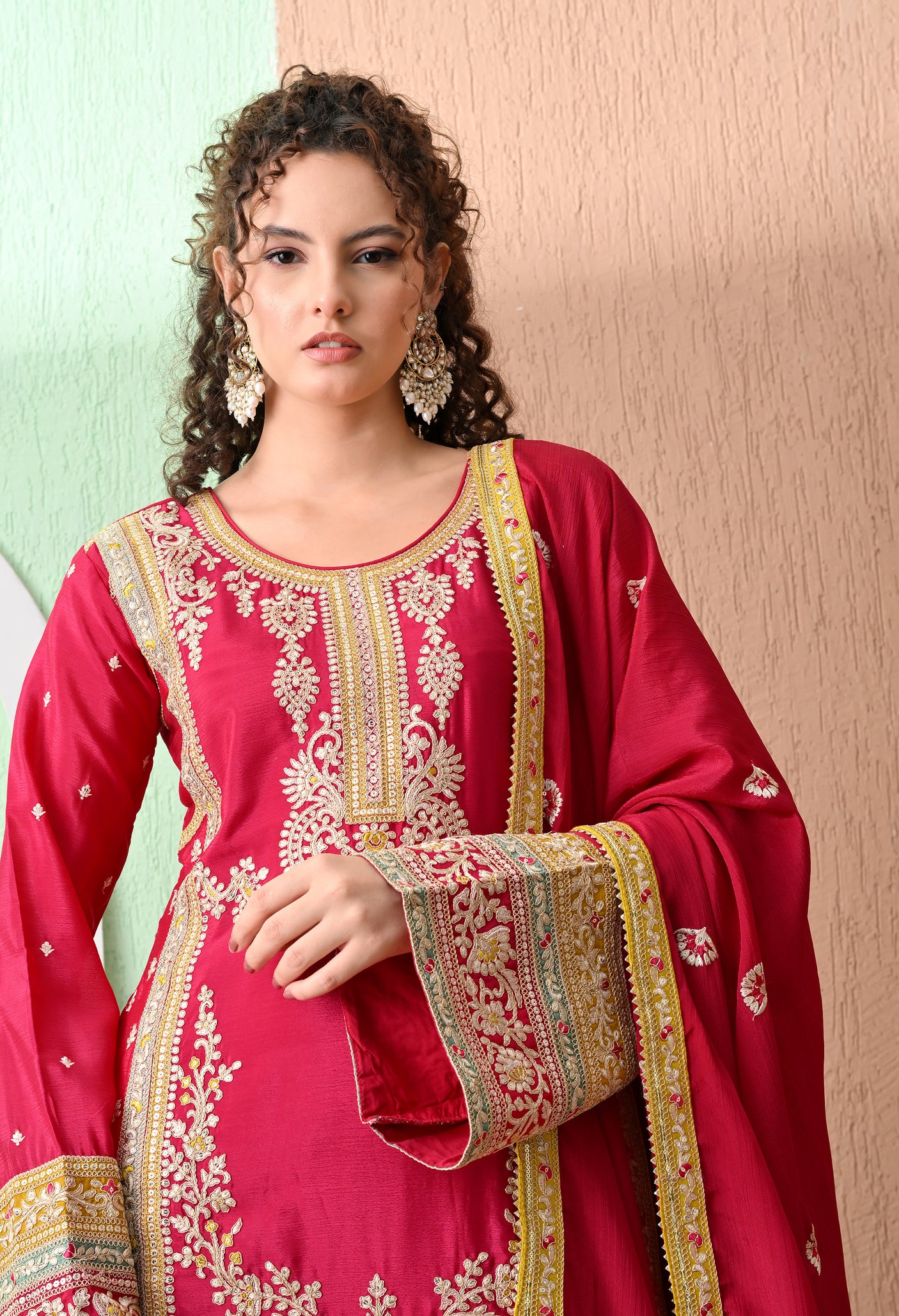 Sona Sitara Embroidered suit set