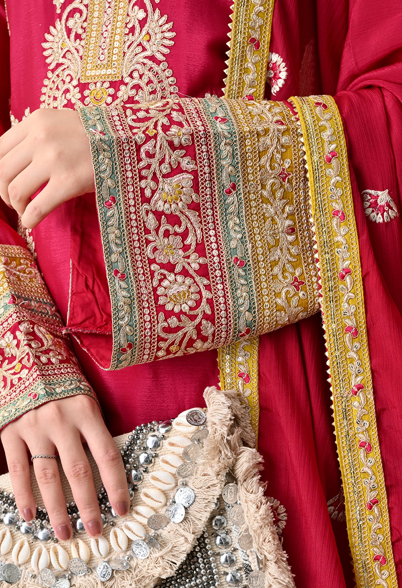 Sona Sitara Embroidered suit set