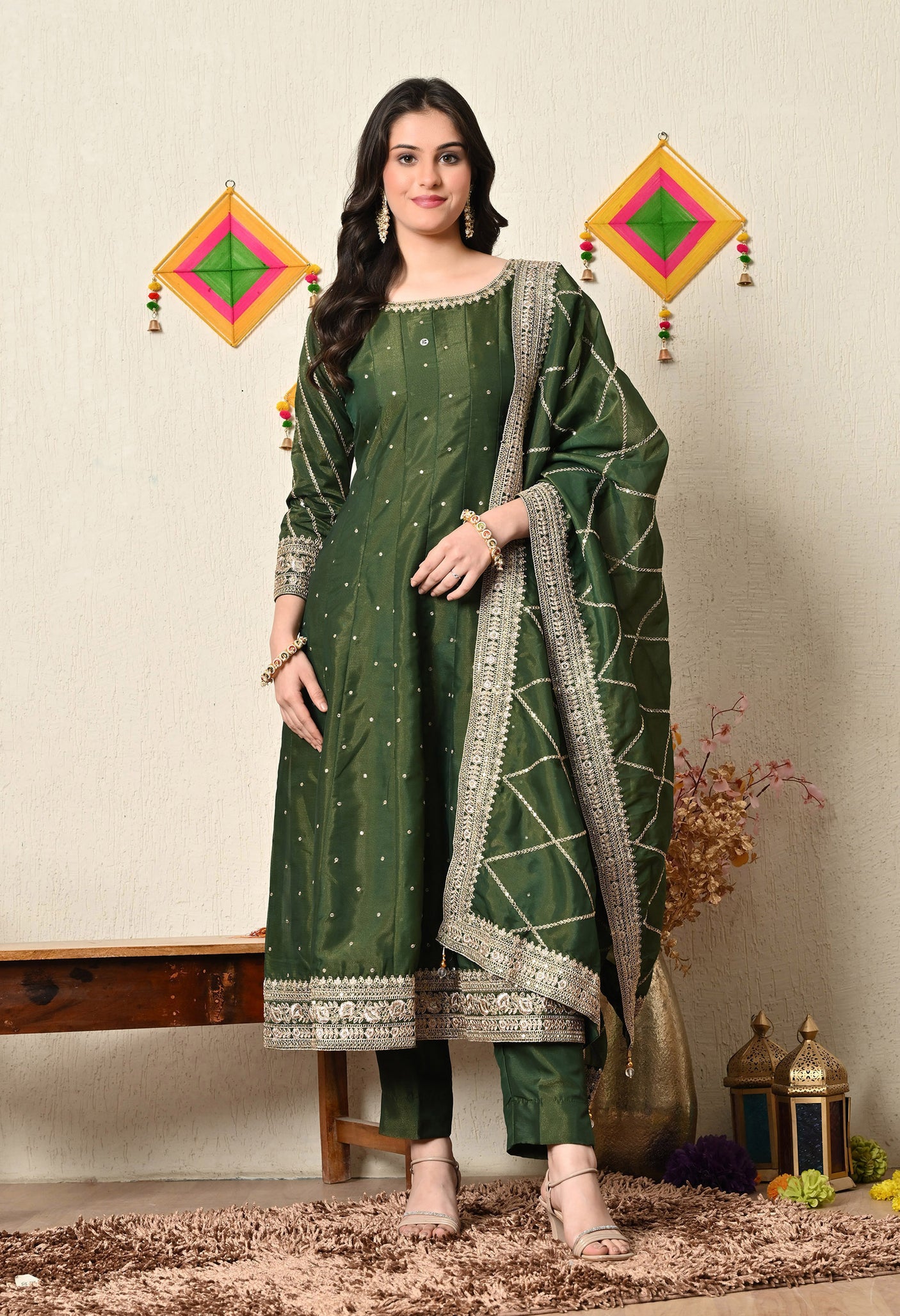 Mehndi Suit