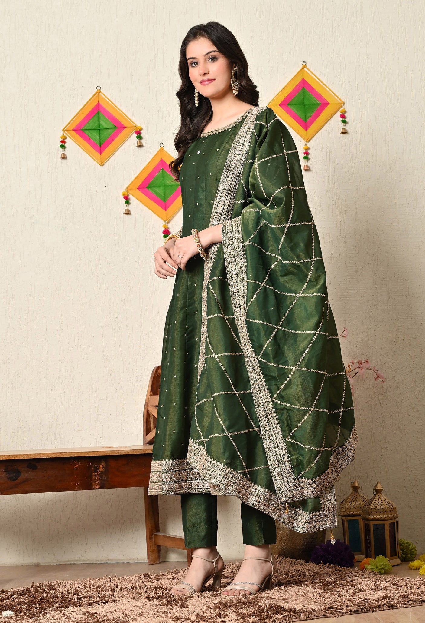 Mehndi Suit
