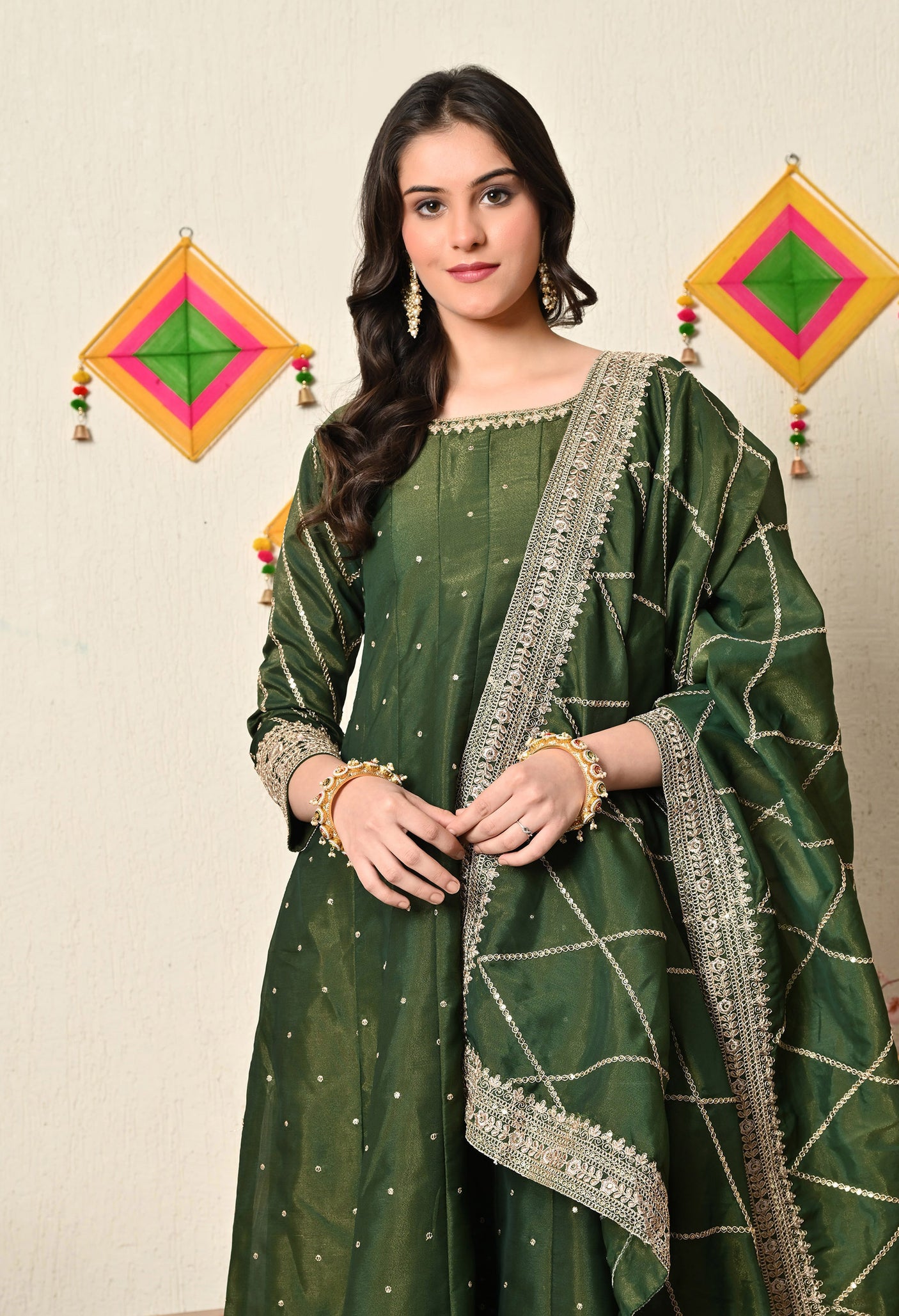 Mehndi Suit