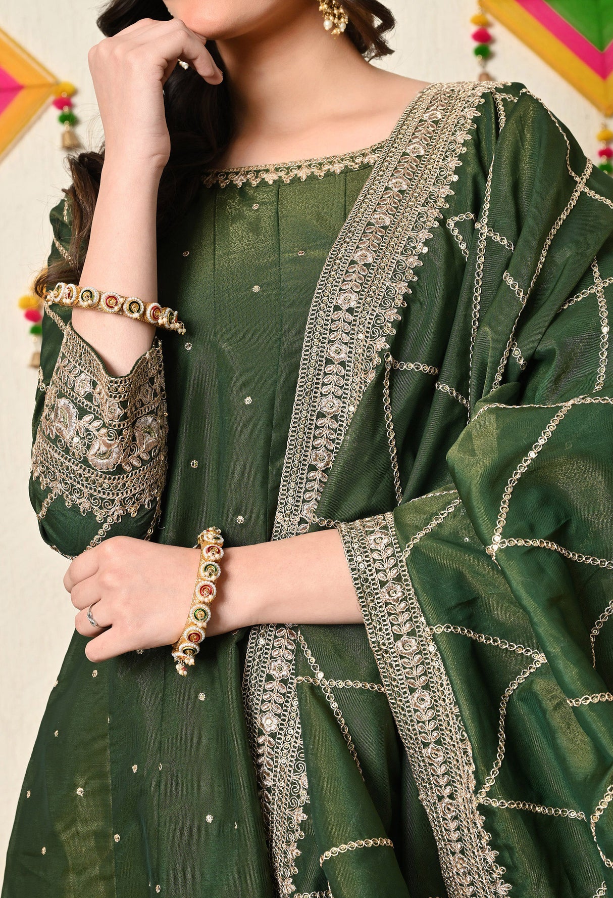 Mehndi Suit