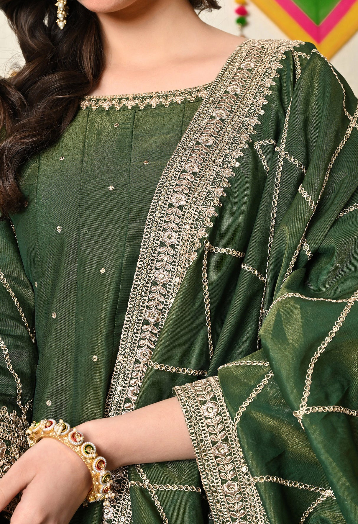 Mehndi Suit