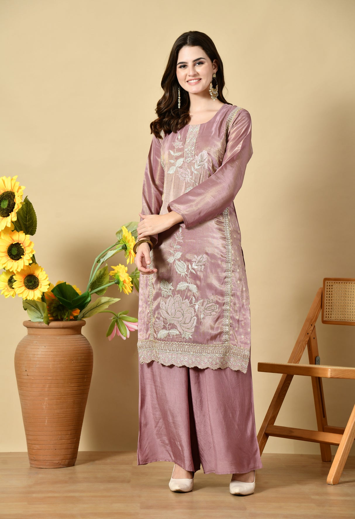 Nakhra Nawabi – Embroidered Luxe Suit Set