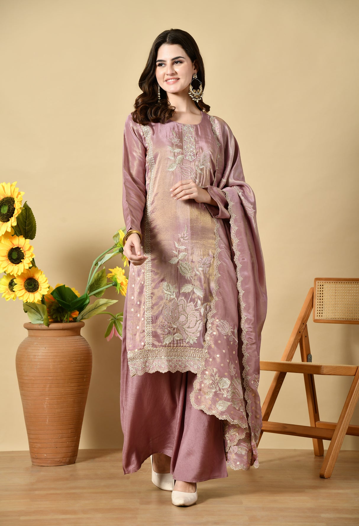 Nakhra Nawabi – Embroidered Luxe Suit Set
