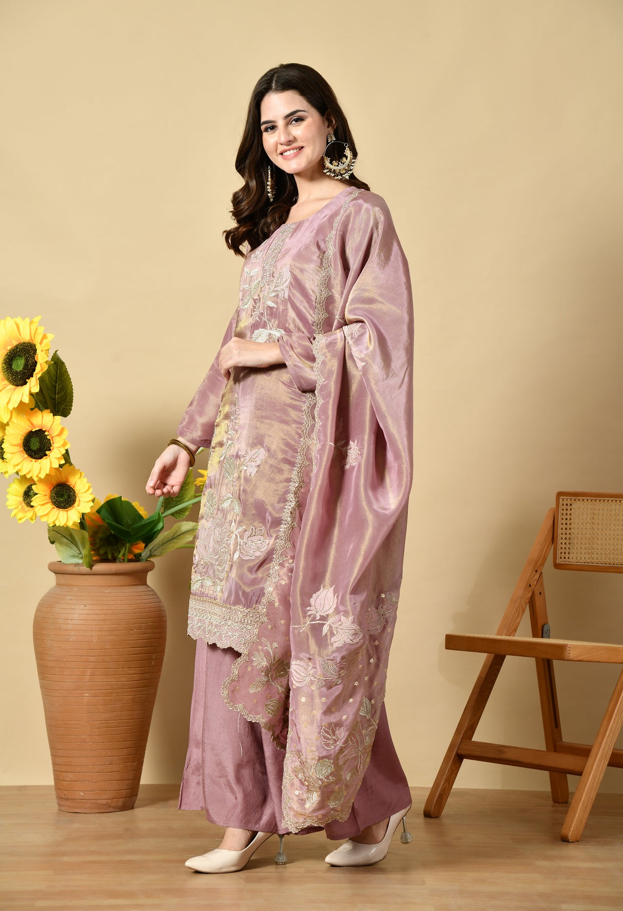 Nakhra Nawabi – Embroidered Luxe Suit Set