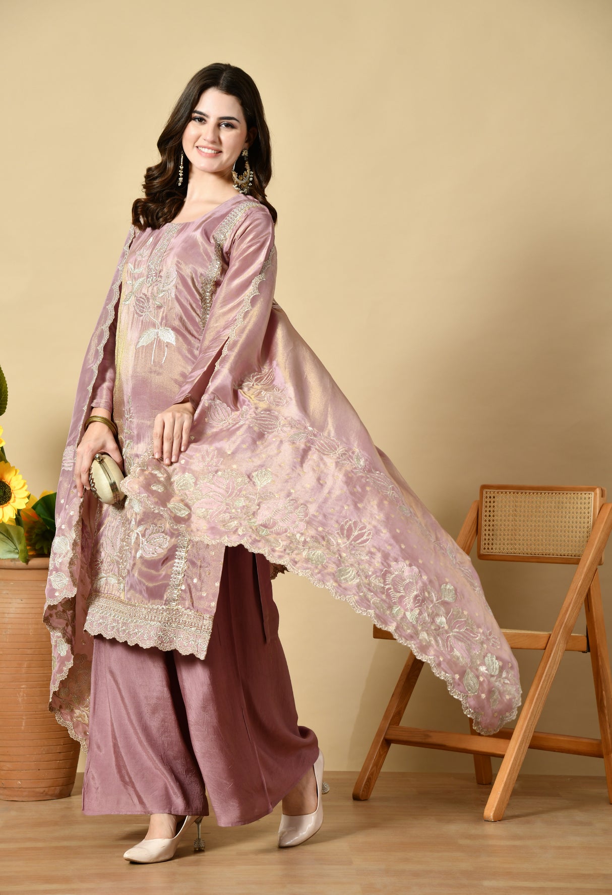 Nakhra Nawabi – Embroidered Luxe Suit Set